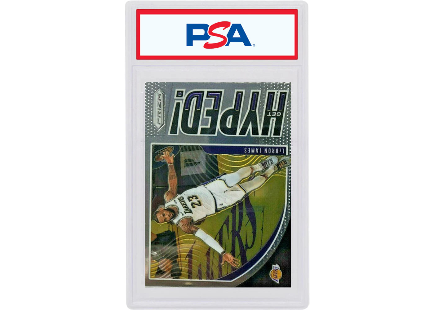LeBron James 2019 Panini Prizm Get Hyped! #2 (PSA or BGS Graded)