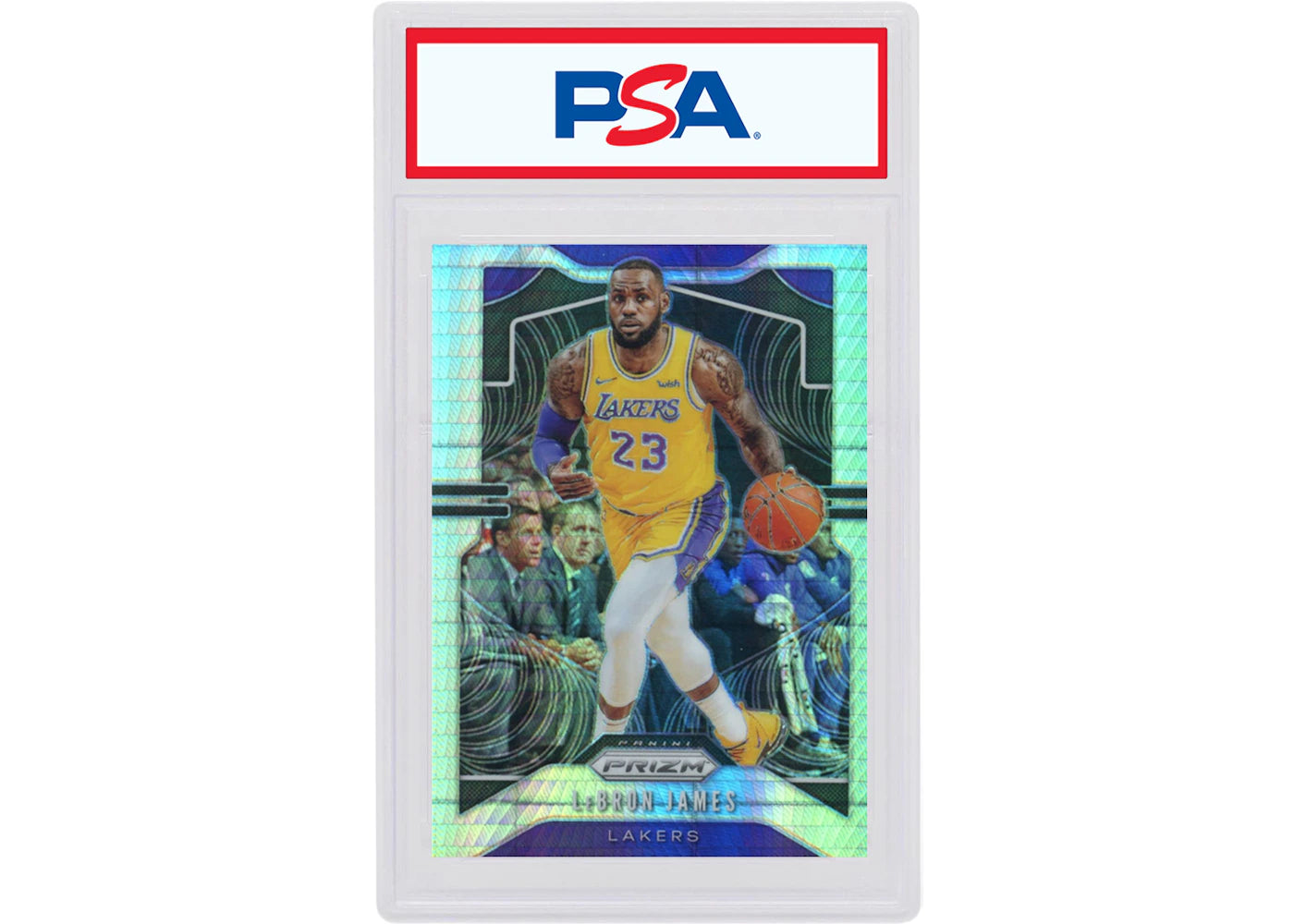 LeBron James 2019 Panini Prizm Hyper #129 (PSA or BGS Graded)