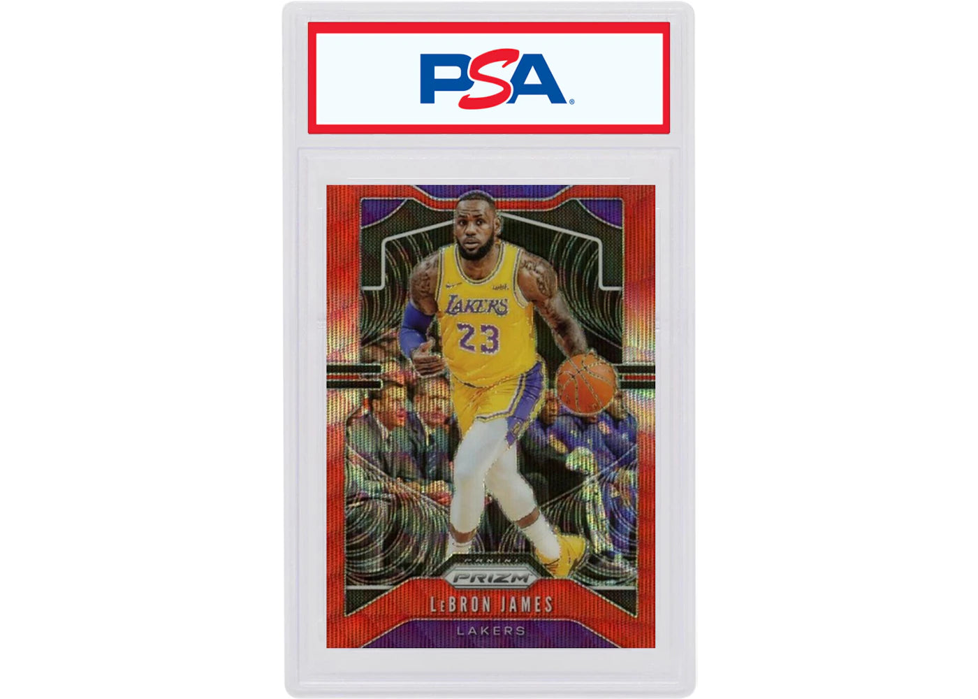 LeBron James 2019 Panini Prizm Ruby Wave #129 (PSA or BGS Graded)