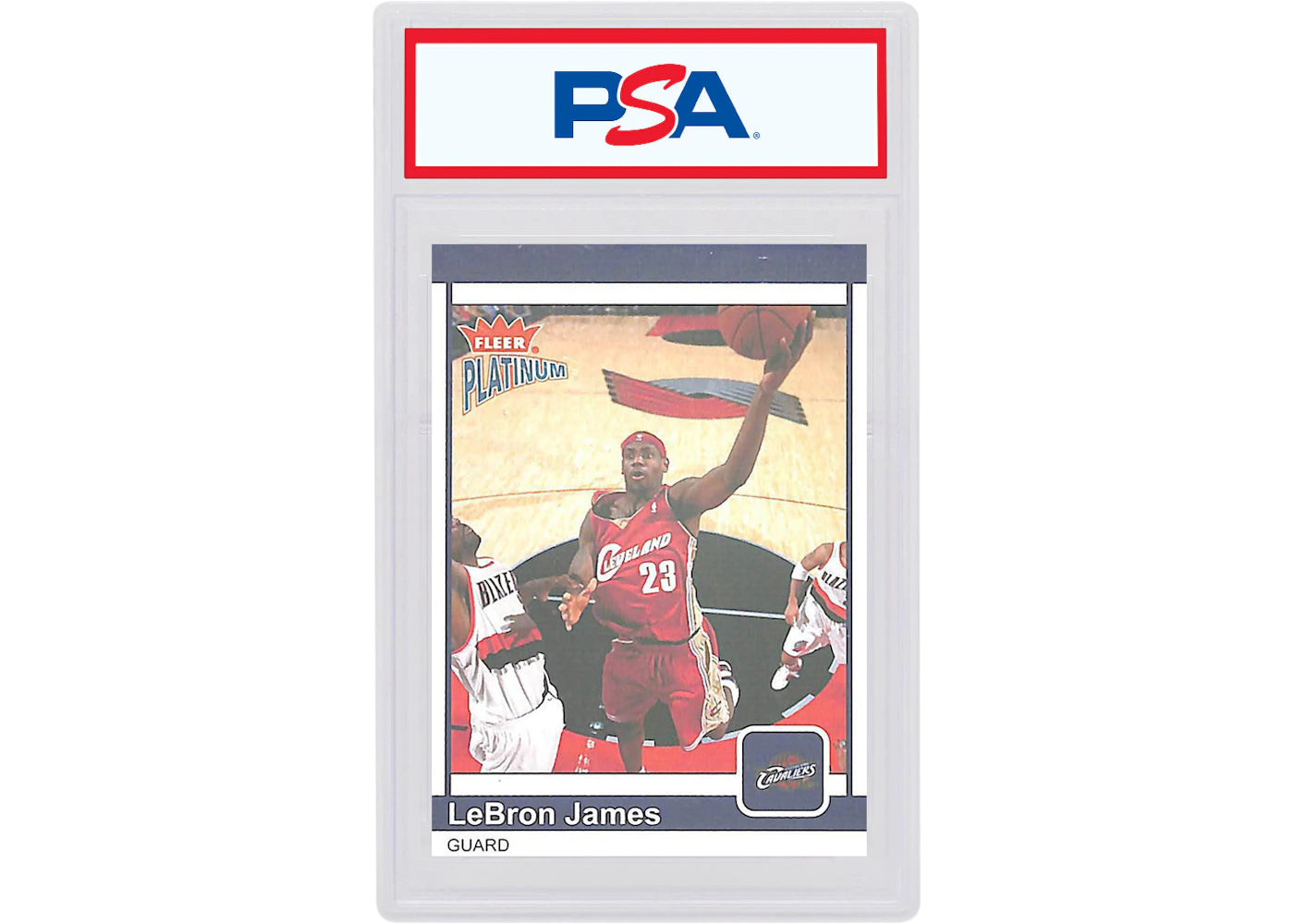 Lebron James 2003 Fleer Platinum Rookie /750 #183 (PSA or BGS Graded)