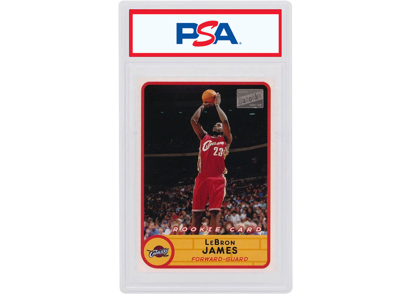 Lebron James 2003 Topps Bazooka Road Red Jersey #223 (PSA or BGS Graded)