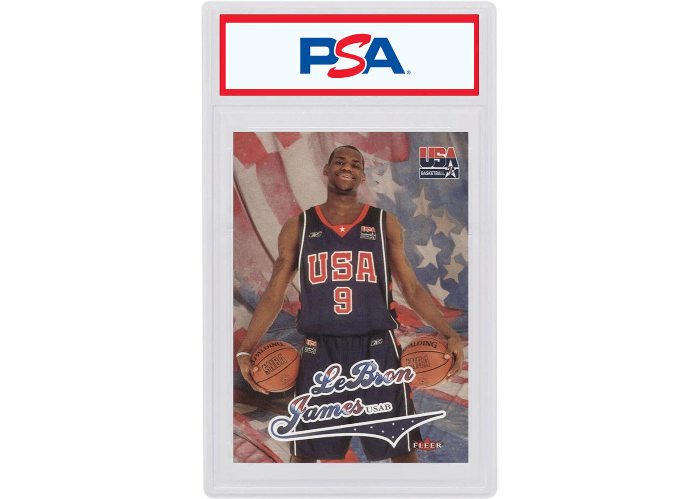 Lebron James 2004 Fleer Skybox USA Basketball #USAB (PSA or BGS Graded)