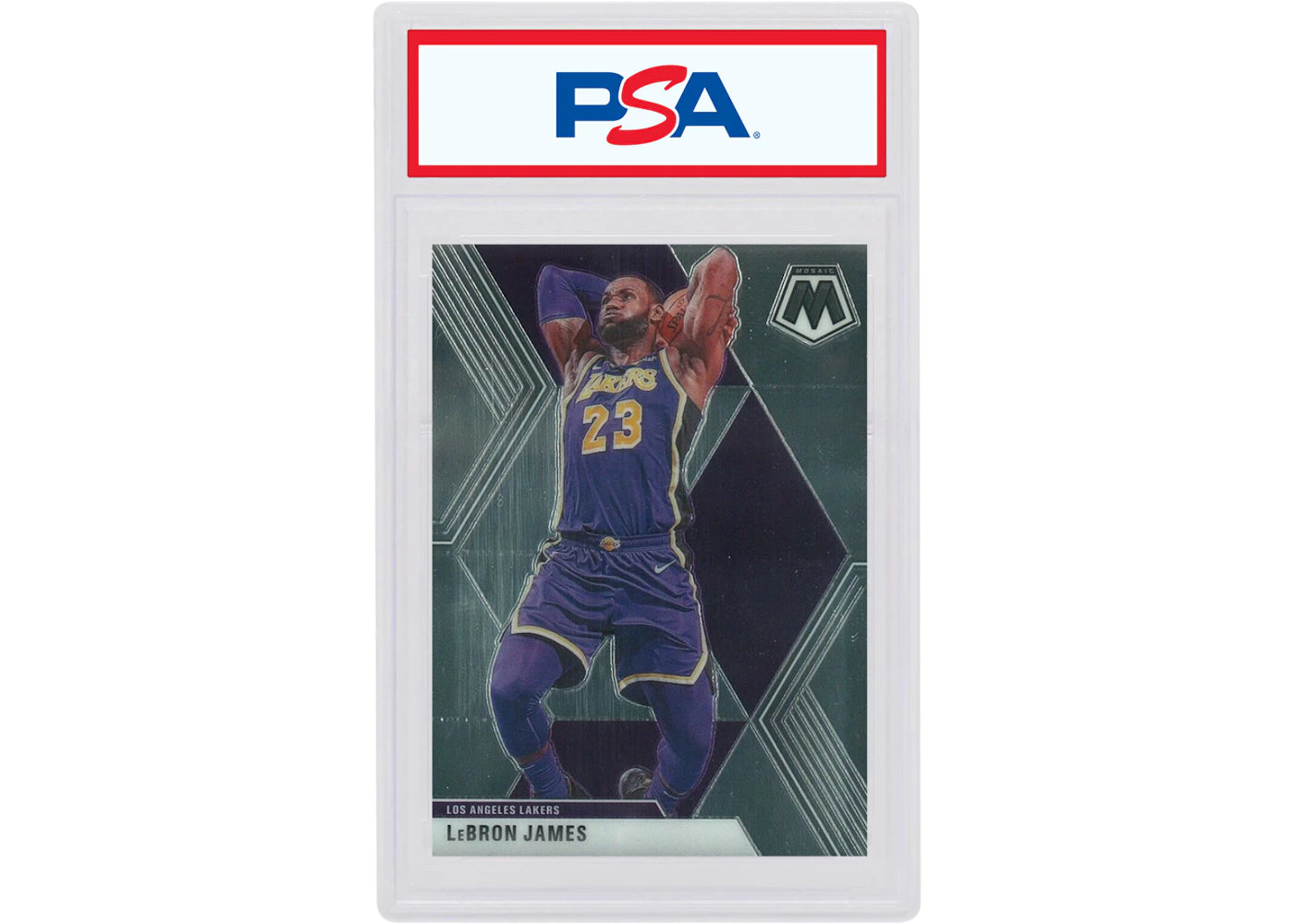 Lebron James 2019 Panini Mosaic #8 (PSA or BGS Graded)