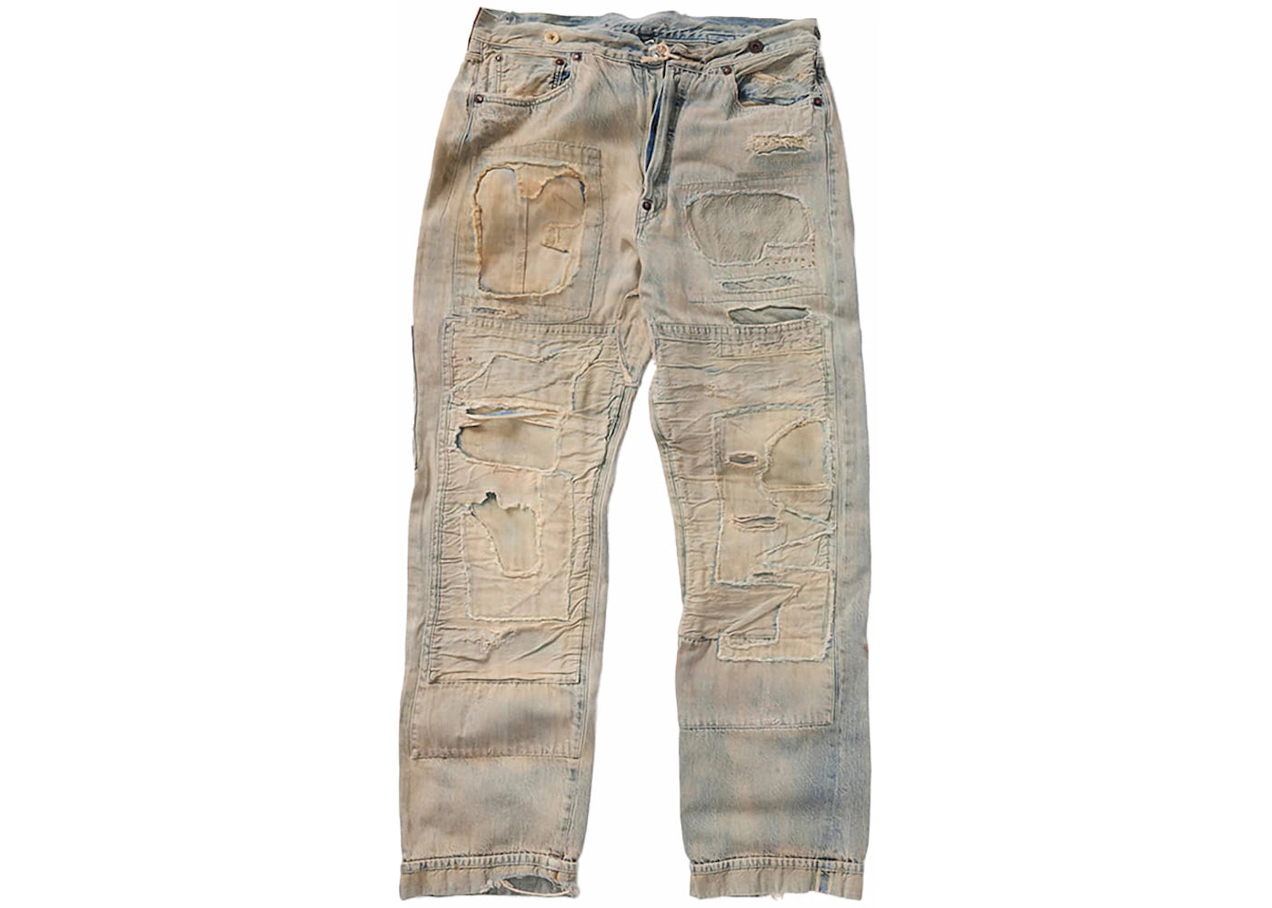 Levis Homer Campbell Vintage Clothing 501 Jeans Plain Denim