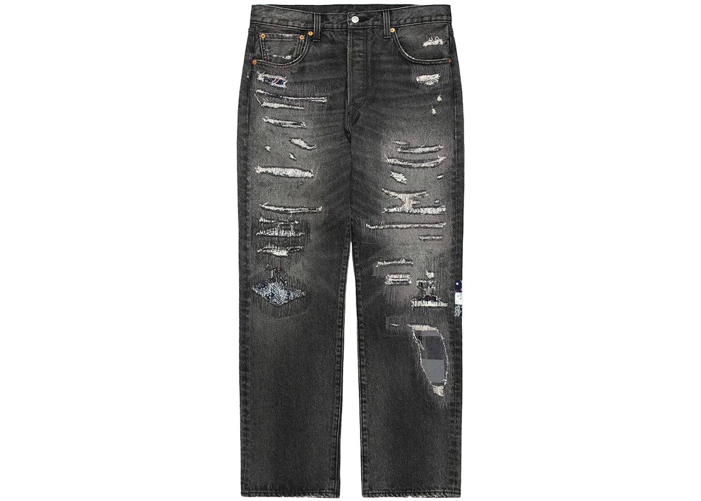 Levis x CLOT UNIONRAIL 501 Jean Black