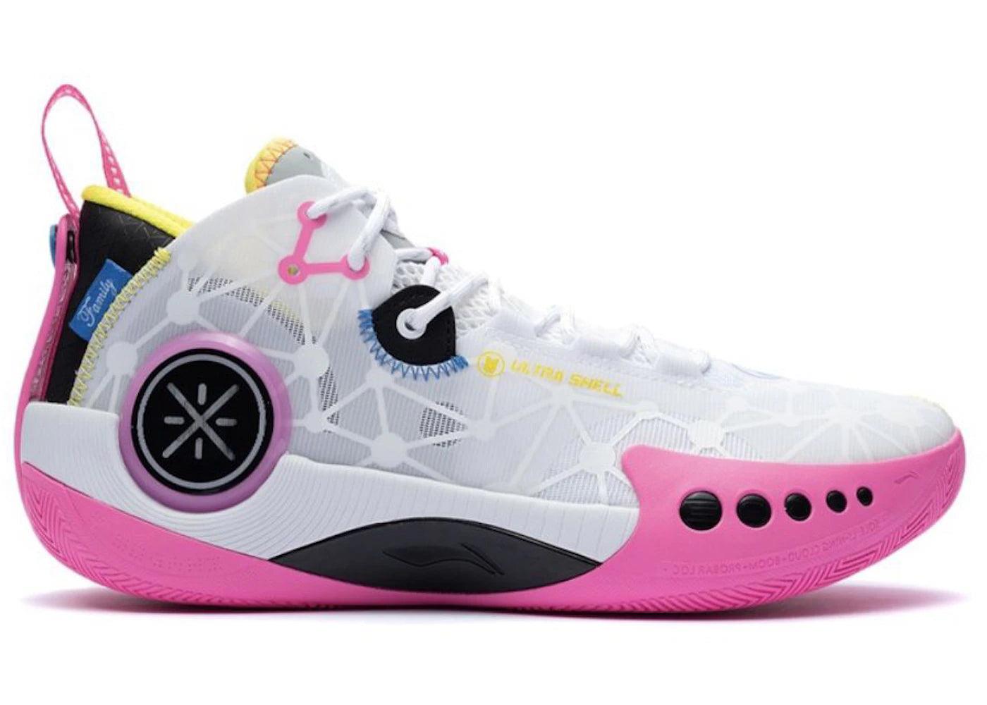 Li-Ning Wade Shadow 3 On Court White Pink