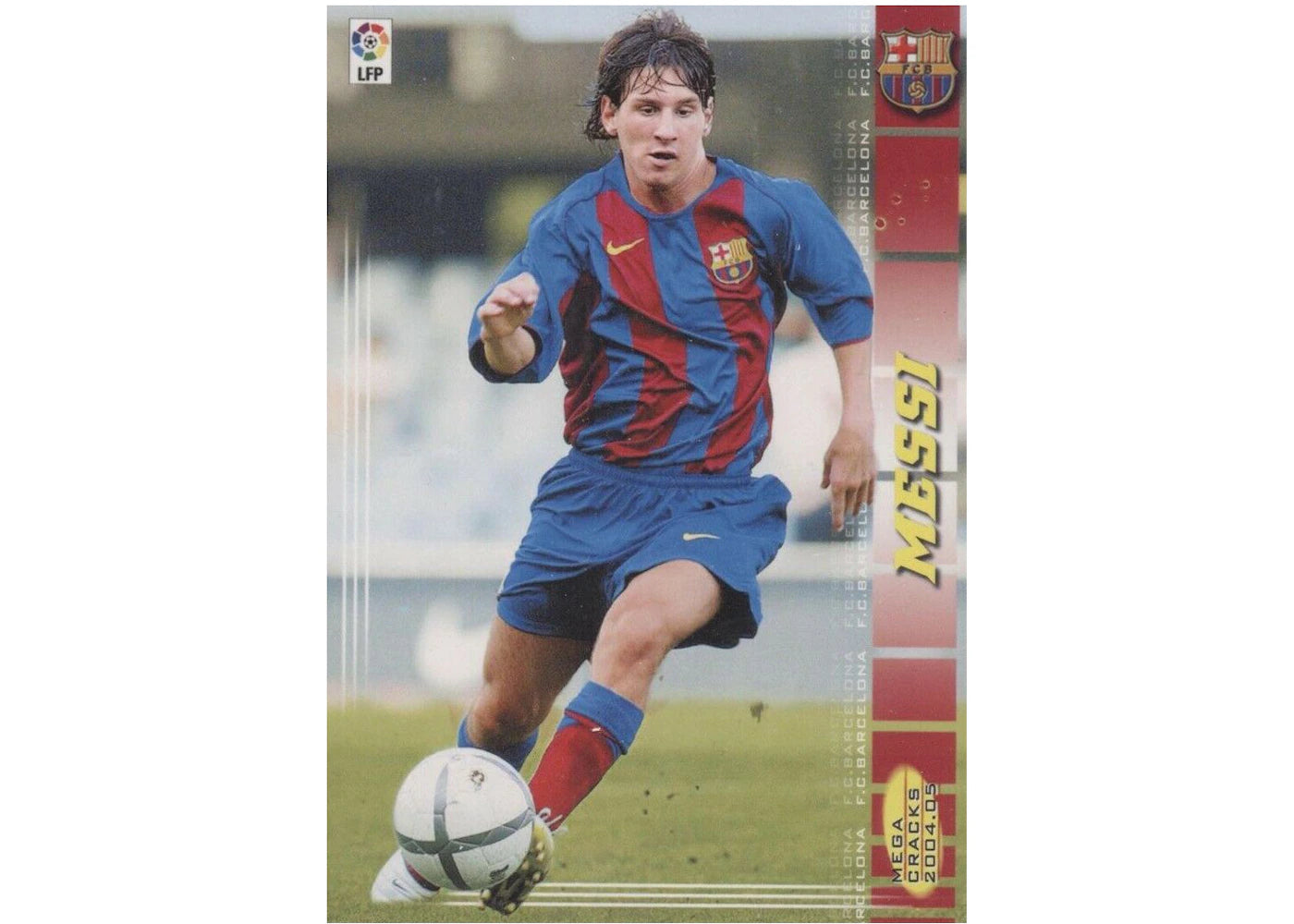 Lionel Messi 2004 Panini Sports Mega Cracks #71 (Ungraded)
