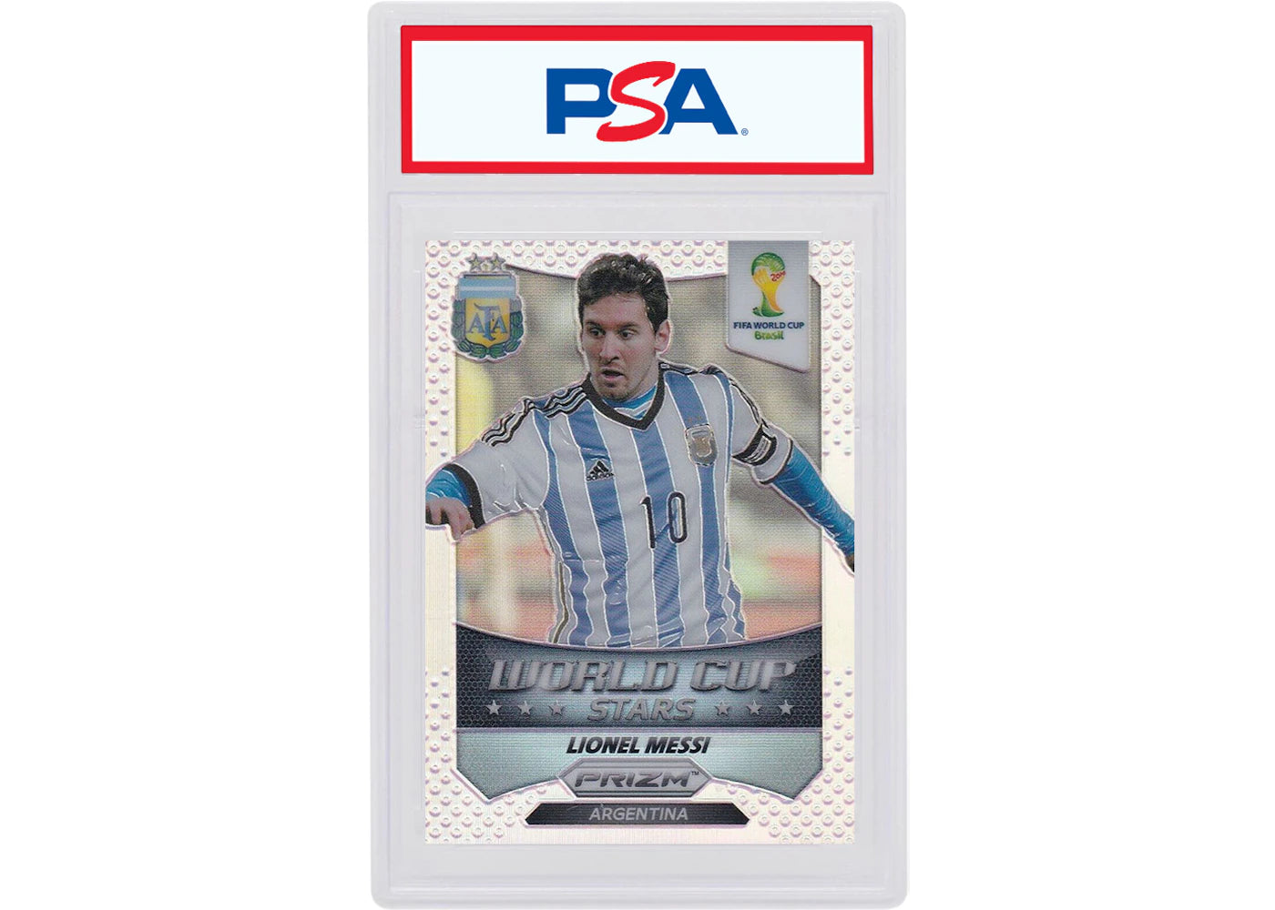 Lionel Messi 2014 Panini Prizm World Cup Stars Silver #1 (PSA or BGS Graded)