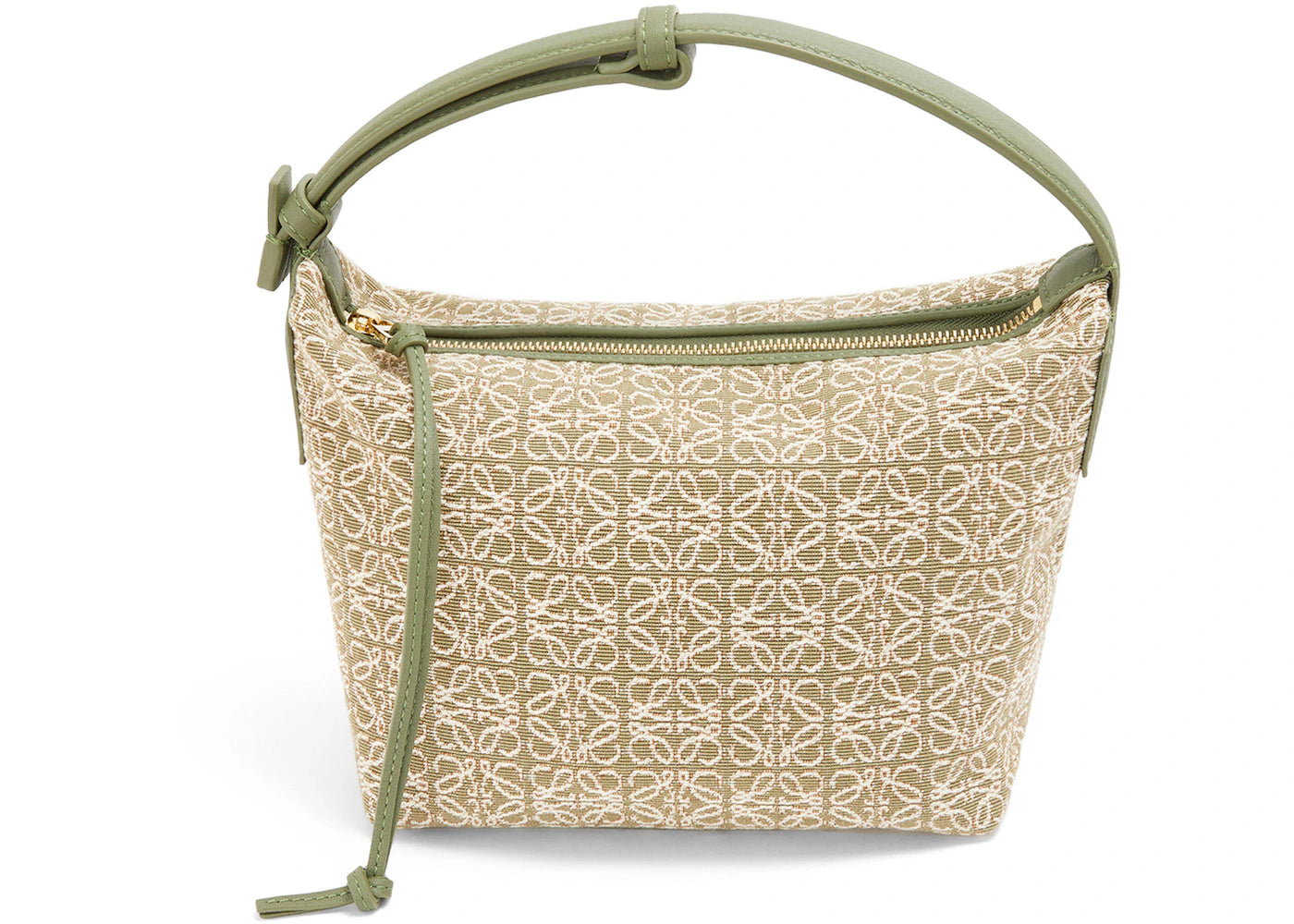 LOEWE Cubi Bag Small Anagram Jacquard Green/Avocado Green