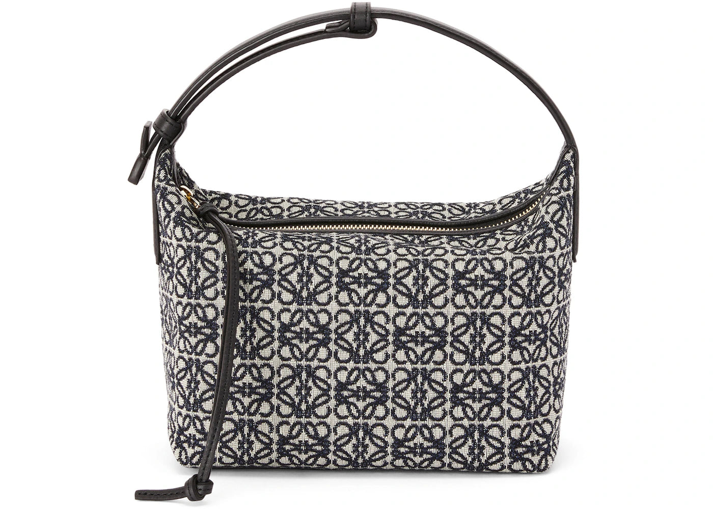 LOEWE Cubi Bag Small Anagram Jacquard Navy/Black