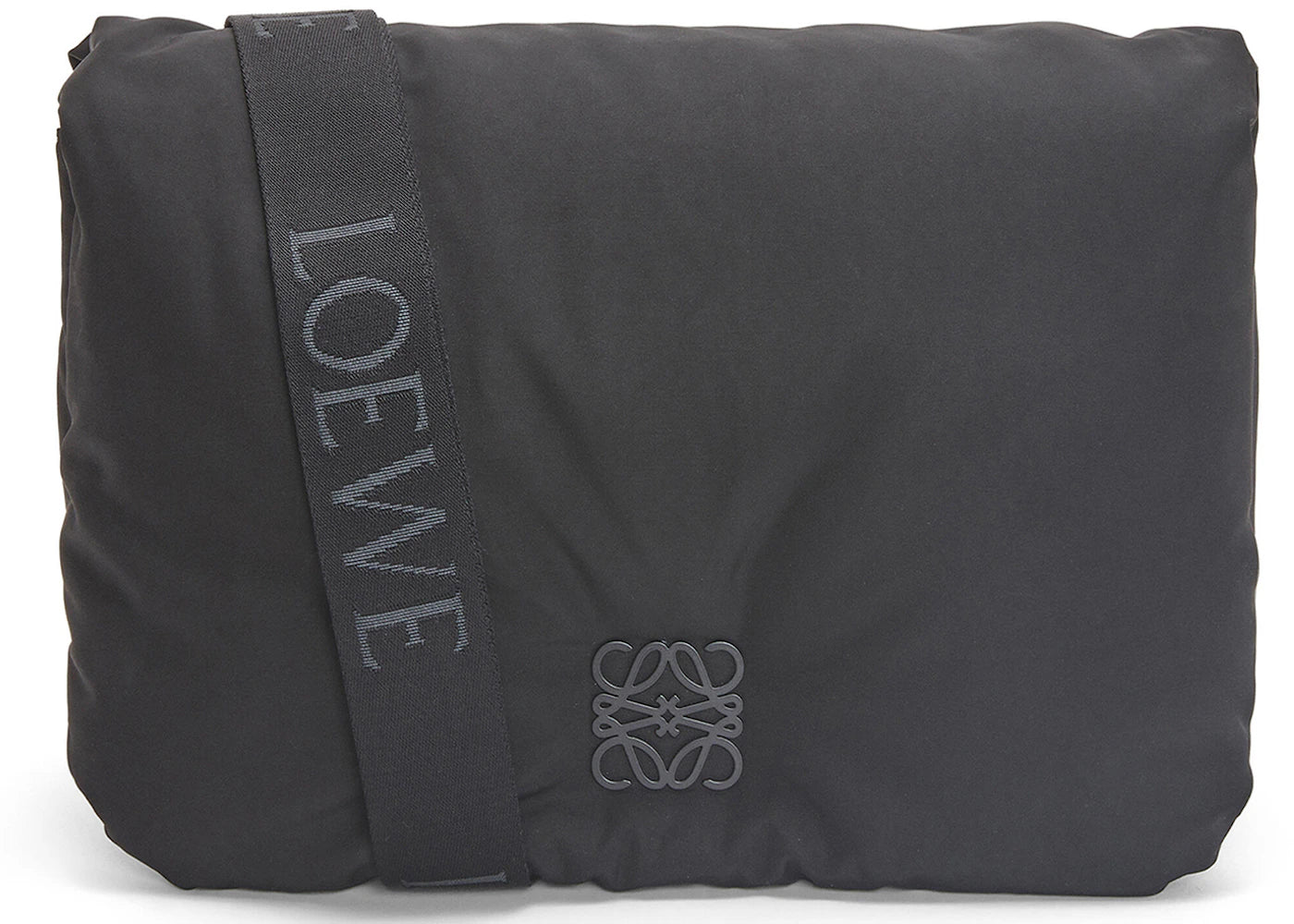 LOEWE Puffer Goya Messenger Bag Black