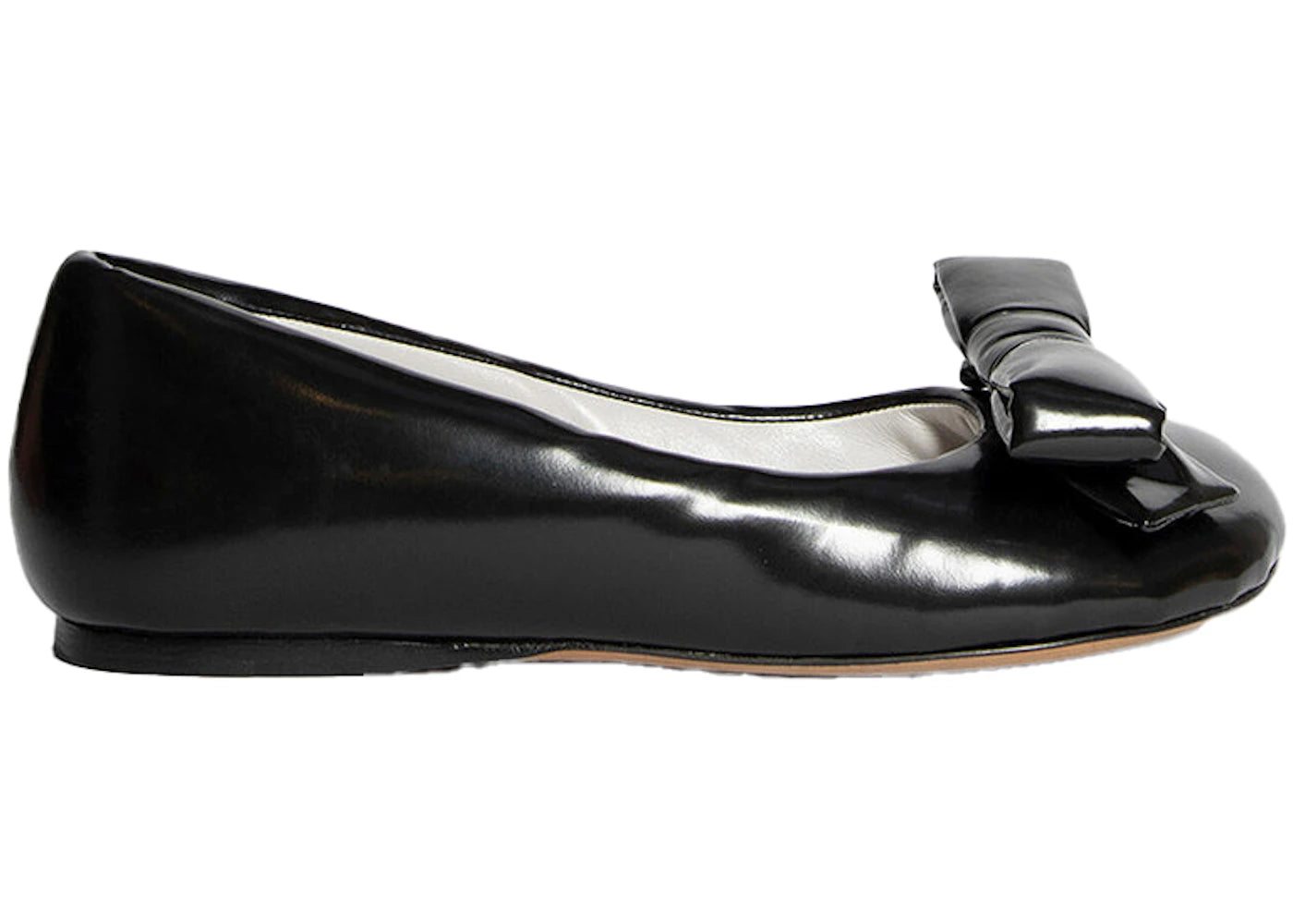 Loewe Puffy Ballerinas Flats Black Lambskin