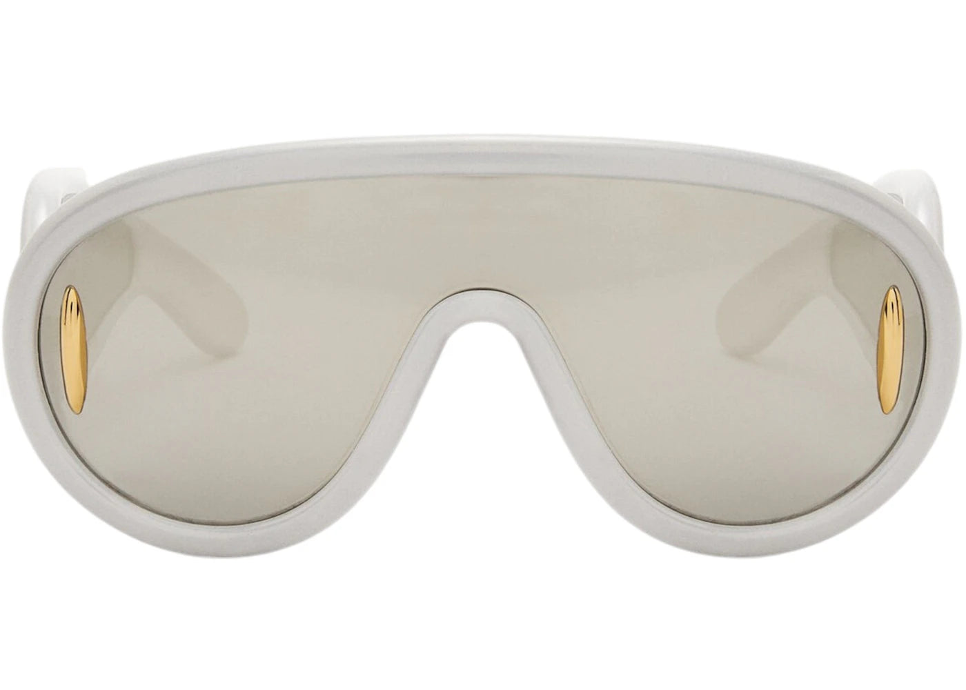 LOEWE Wave Mask Sunglasses White Holographic