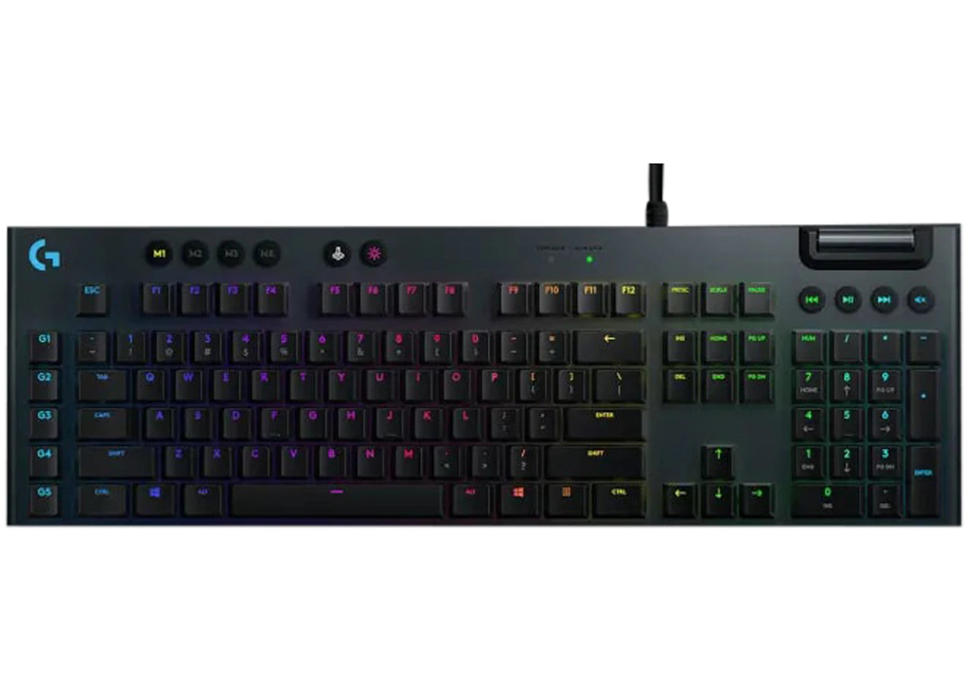 Logitech G815 Lightsync Mechanical Gaming Keyboard (Linear) 920-009000 Black/RGB