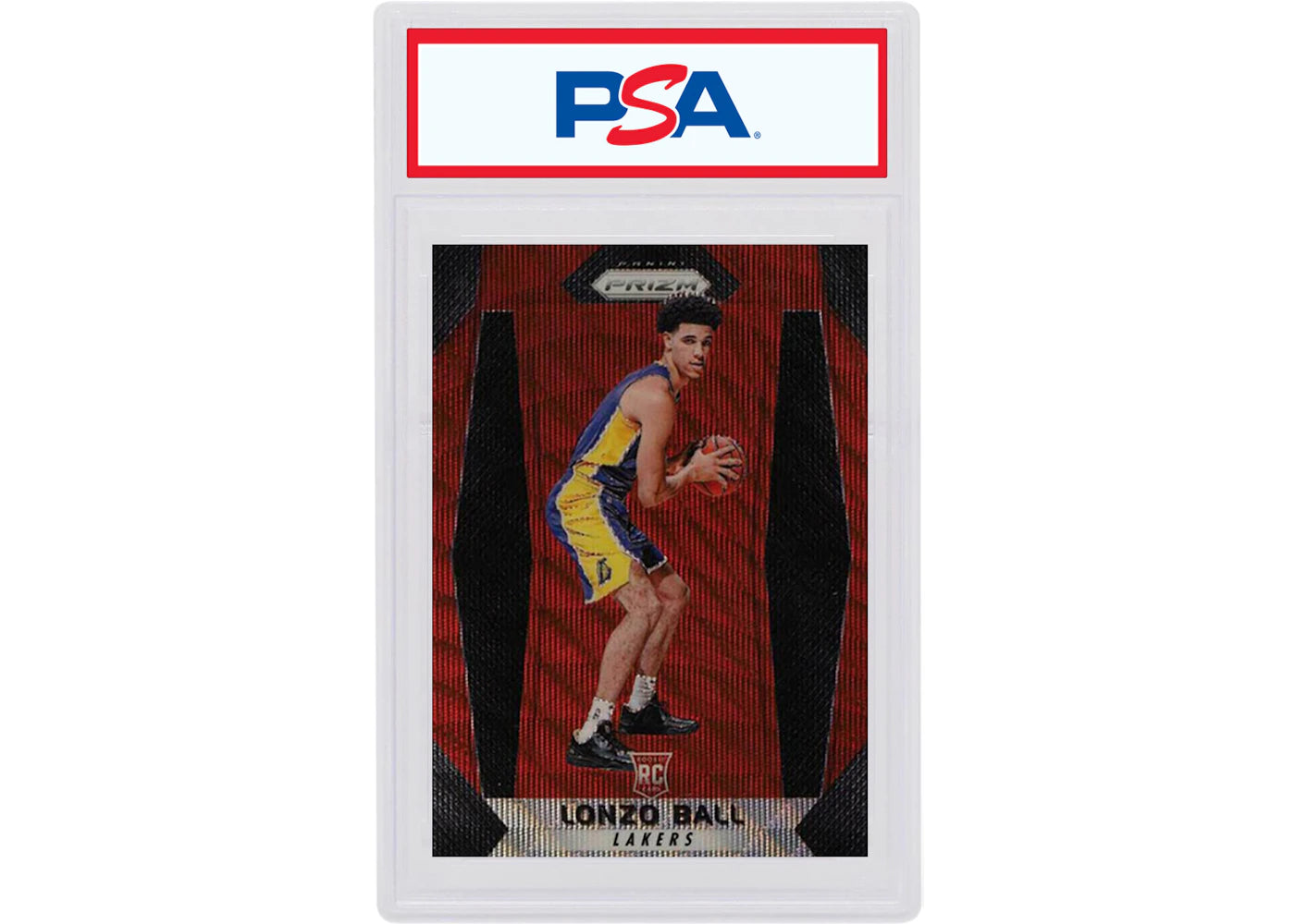 Lonzo Ball 2017 Panini Prizm Rookie Ruby Wave #289 (PSA or BGS Graded)