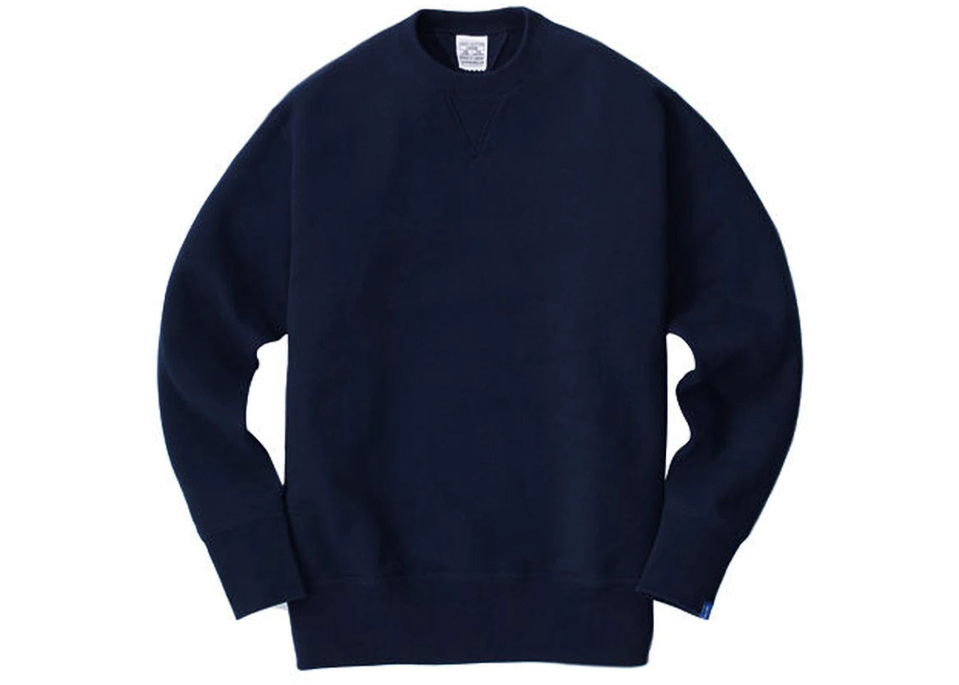 Loopwheeler LW01 Round Body Loop Knit Crew Sweatshirt Marine Navy