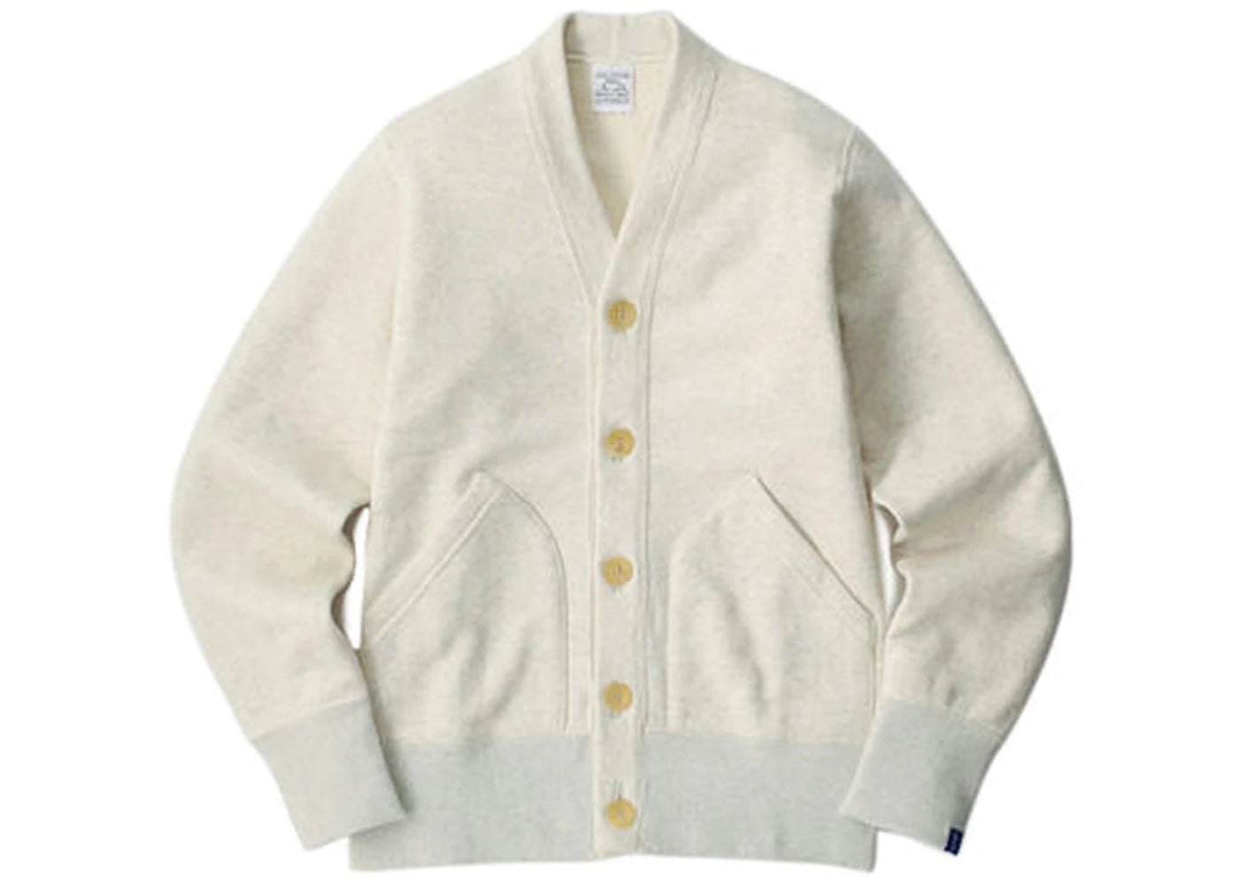 Loopwheeler LW180 Loop Knit Cardigan Oatmeal