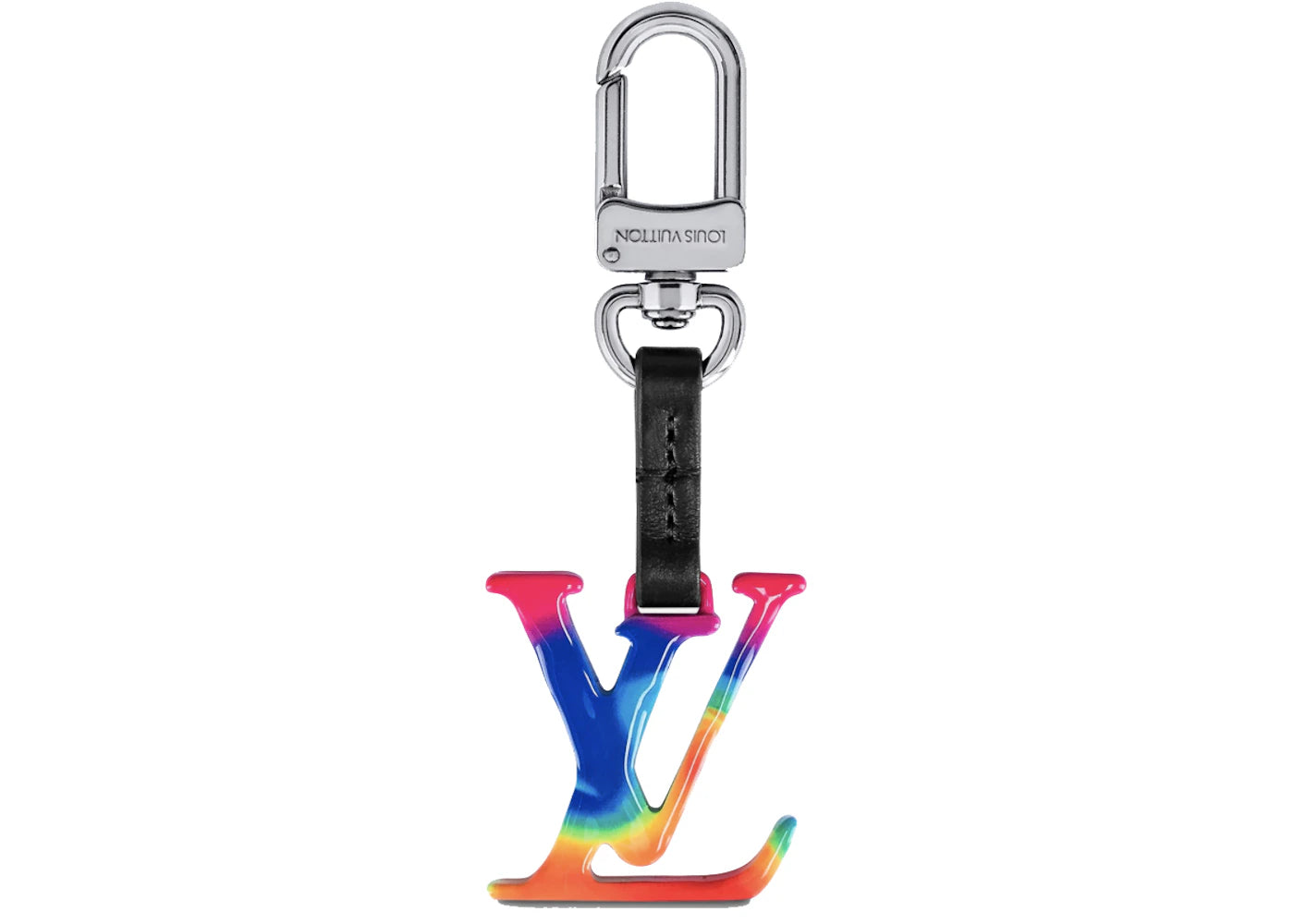 Louis Vuitton 2054 Key Ring and Bag Charm Rainbow