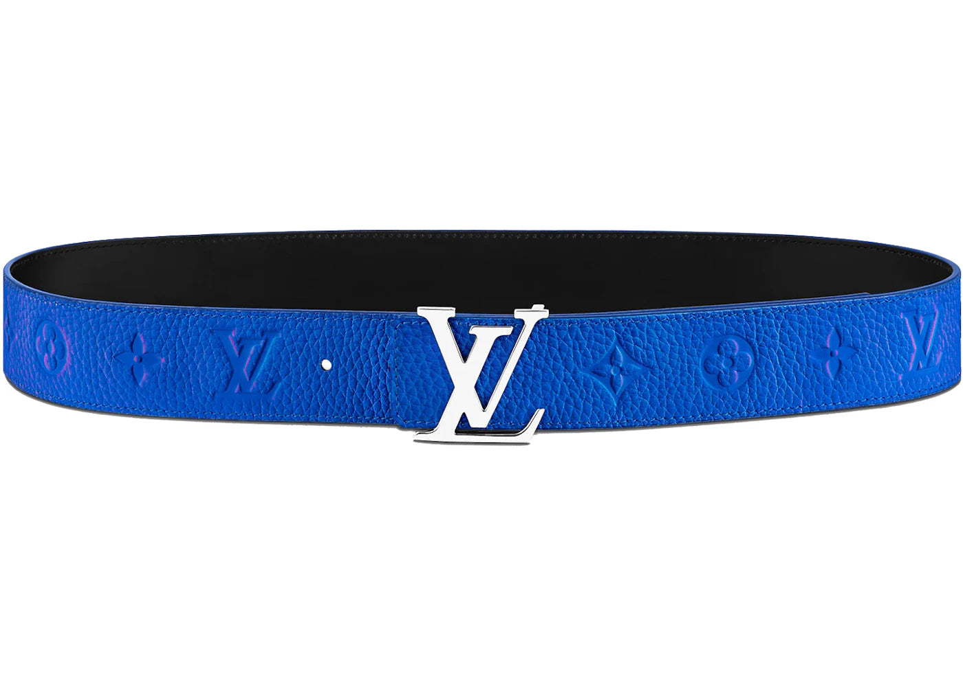 Louis Vuitton 40MM Reversible Belt LV Initials Taurillon Illusion Rose