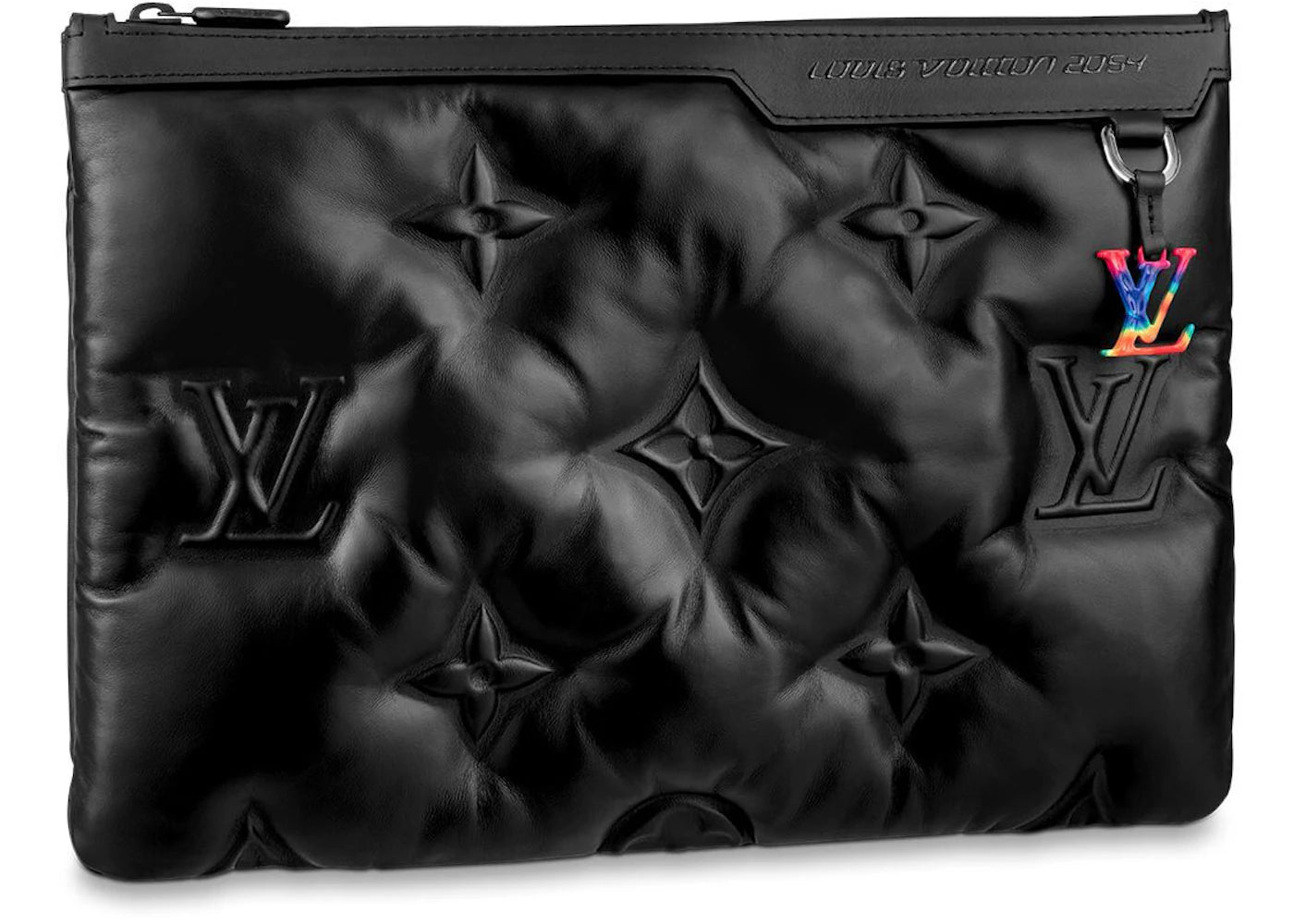 Louis Vuitton A4 Pouch Monogram Puffer Black