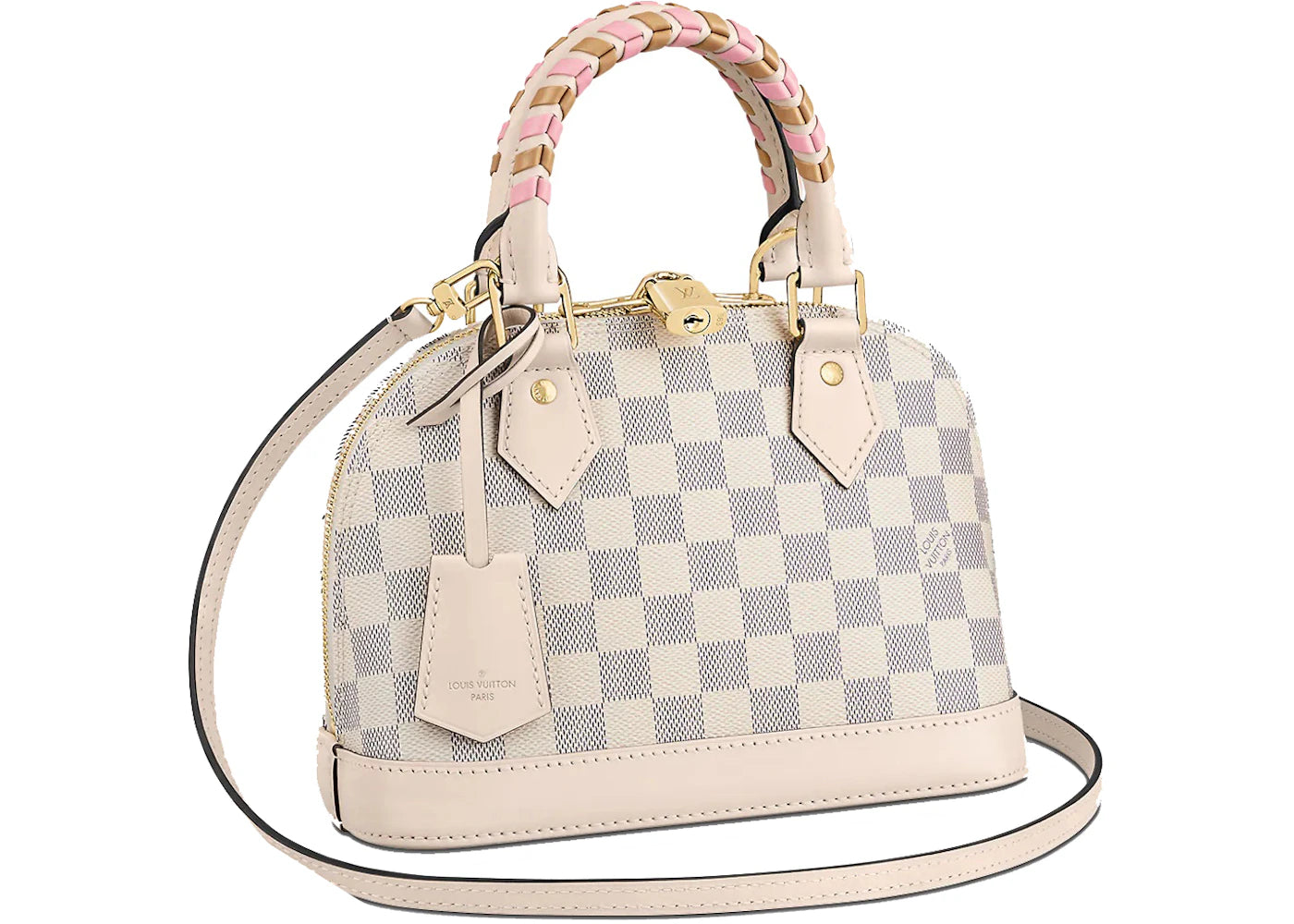 Louis Vuitton Alma BB Damier Azur/Pink