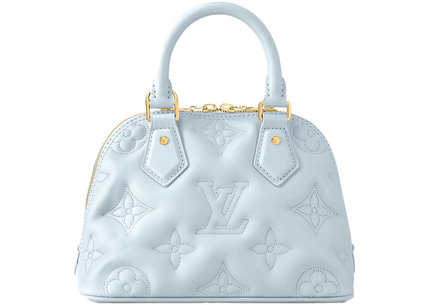 Louis Vuitton Alma BB Quilted Blue Glacier