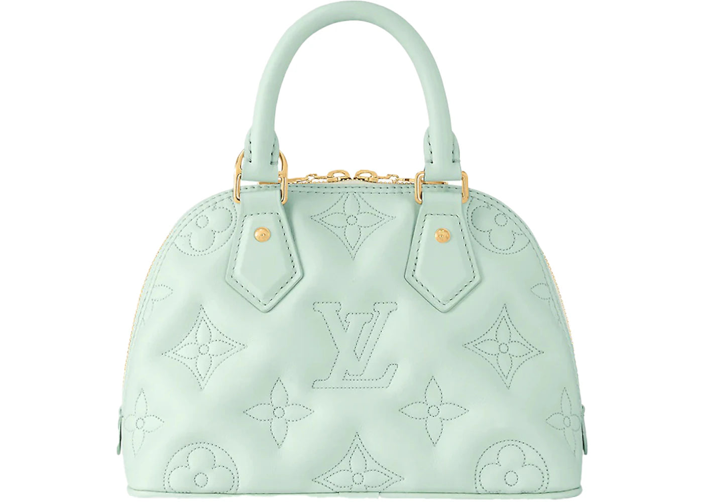 Louis Vuitton Alma BB Quilted Water Green