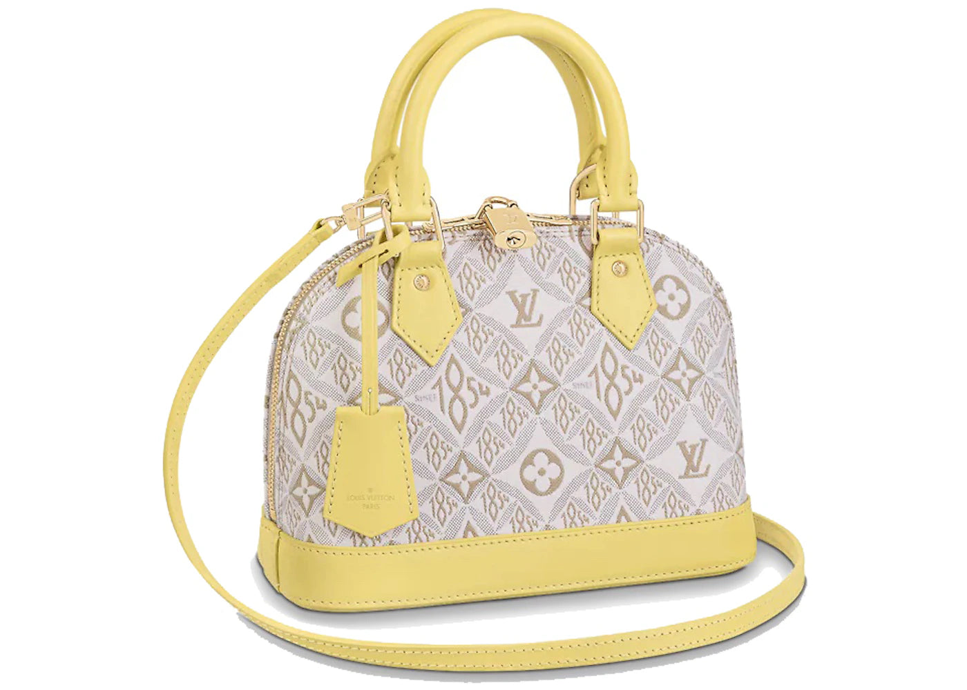 Louis Vuitton Alma BB Since 1854 Jacquard Ecru White/Yellow