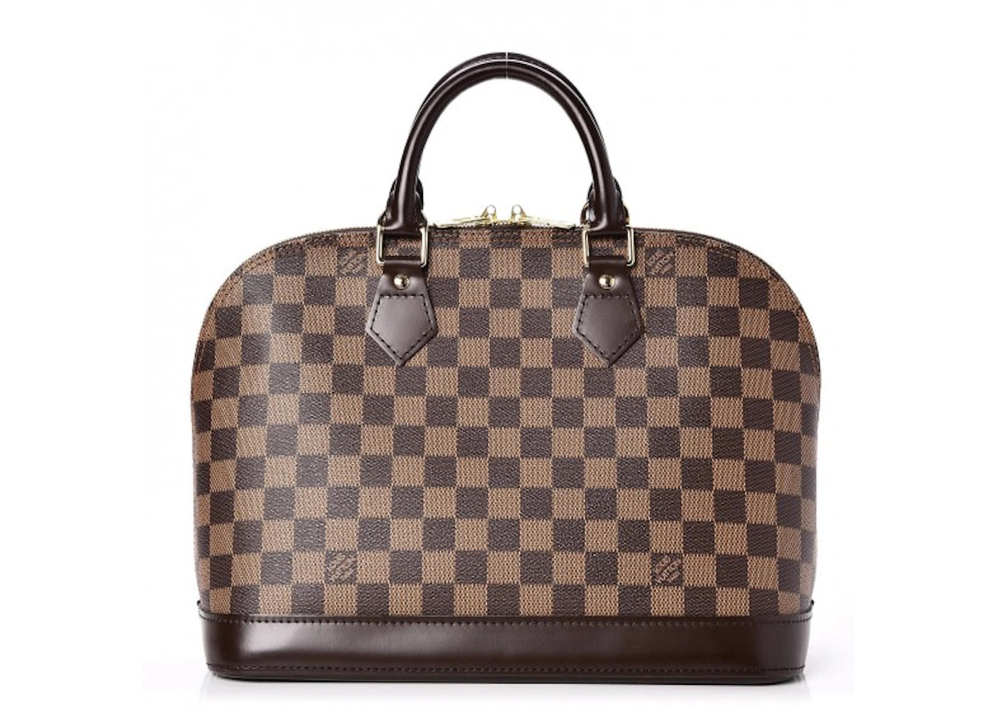 Louis Vuitton Alma Damier Ebene (Without Accessories) PM Cerise Lining