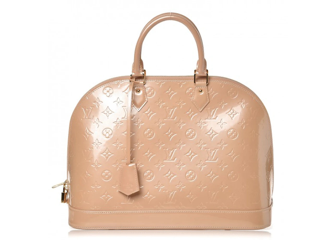 Louis Vuitton Alma Monogram Vernis MM Rose Florentin