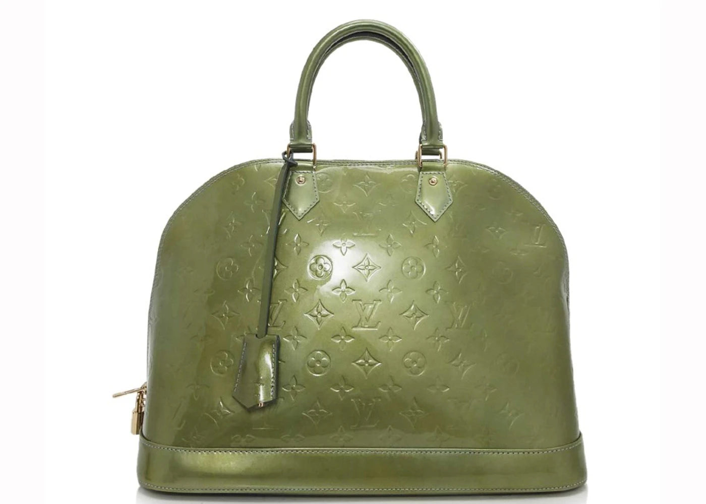 Louis Vuitton Alma Monogram Vernis MM Vert Tonic