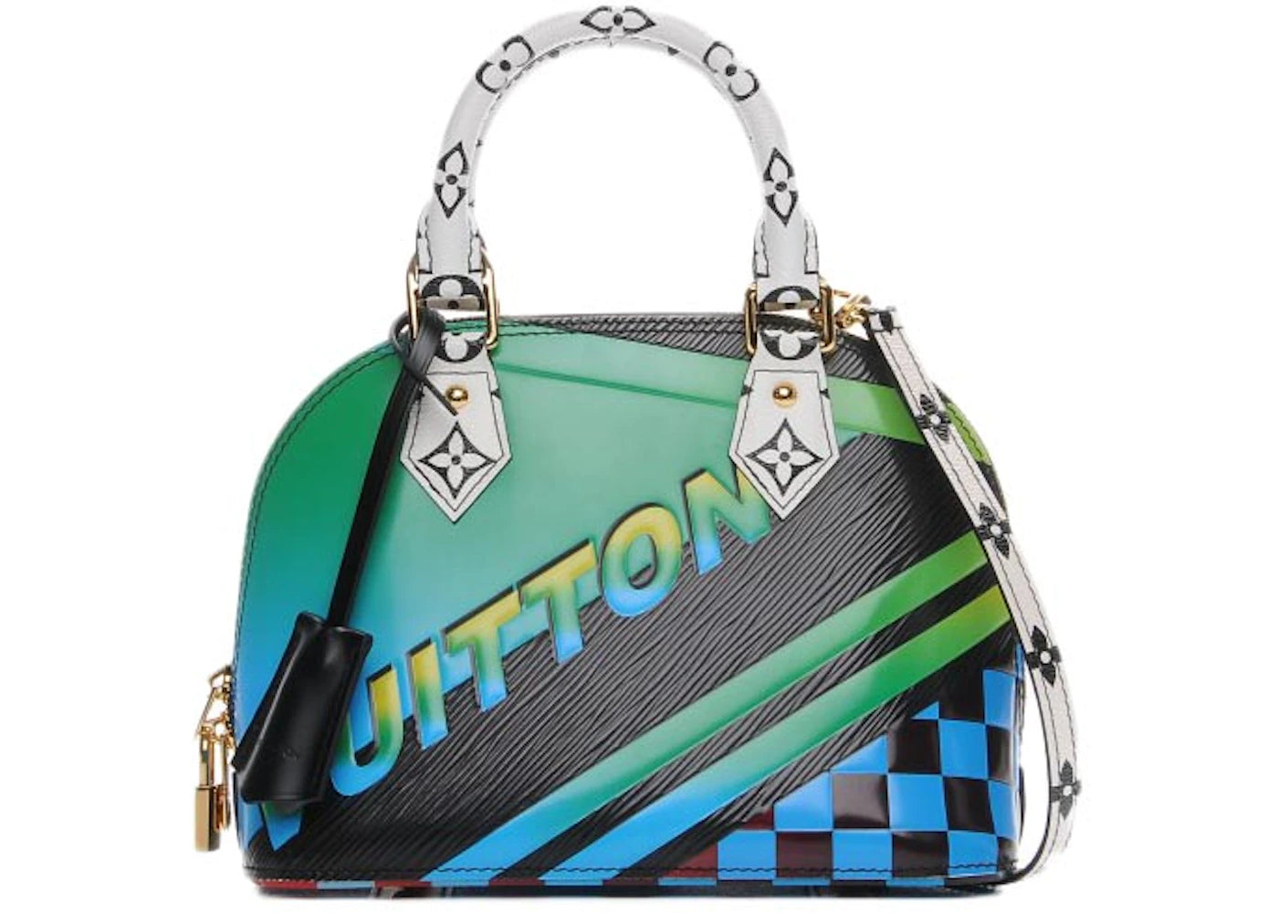 Louis Vuitton Alma Epi Race BB Black Multicolor