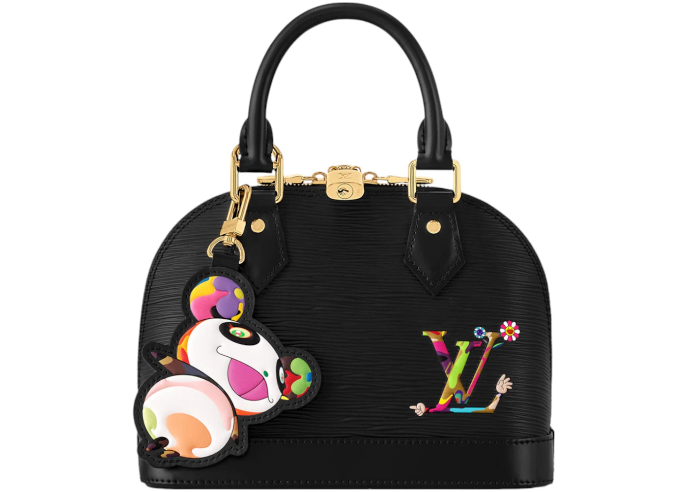 Louis Vuitton x Takashi Murakami Alma BB Black