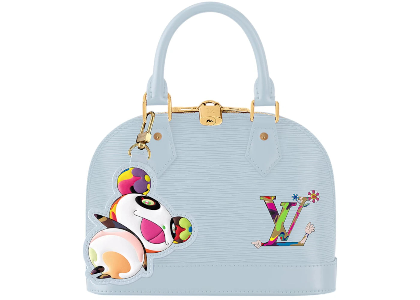 Louis Vuitton x Takashi Murakami Alma BB Washed Blue