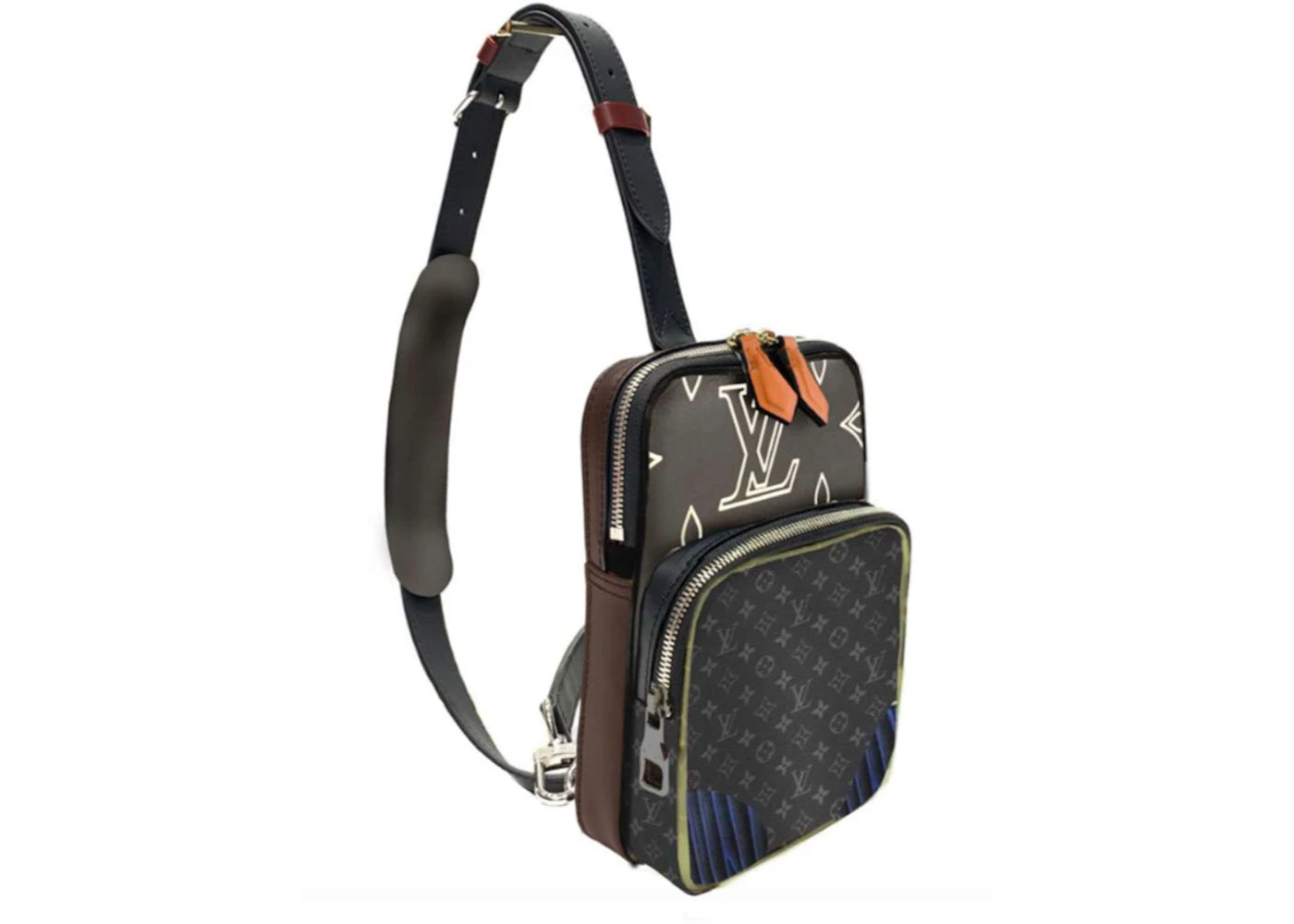 Louis Vuitton Amazone Sling Monogram Eclipse Patchwork Multicolor