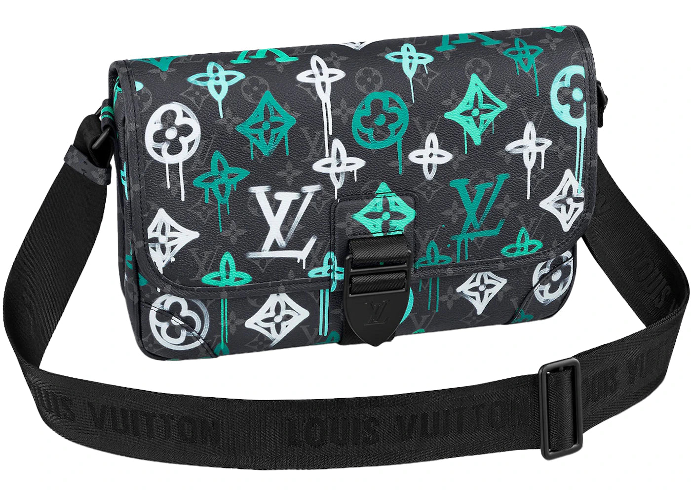 Louis Vuitton Archy Messenger MM LV Graffiti Multicolor