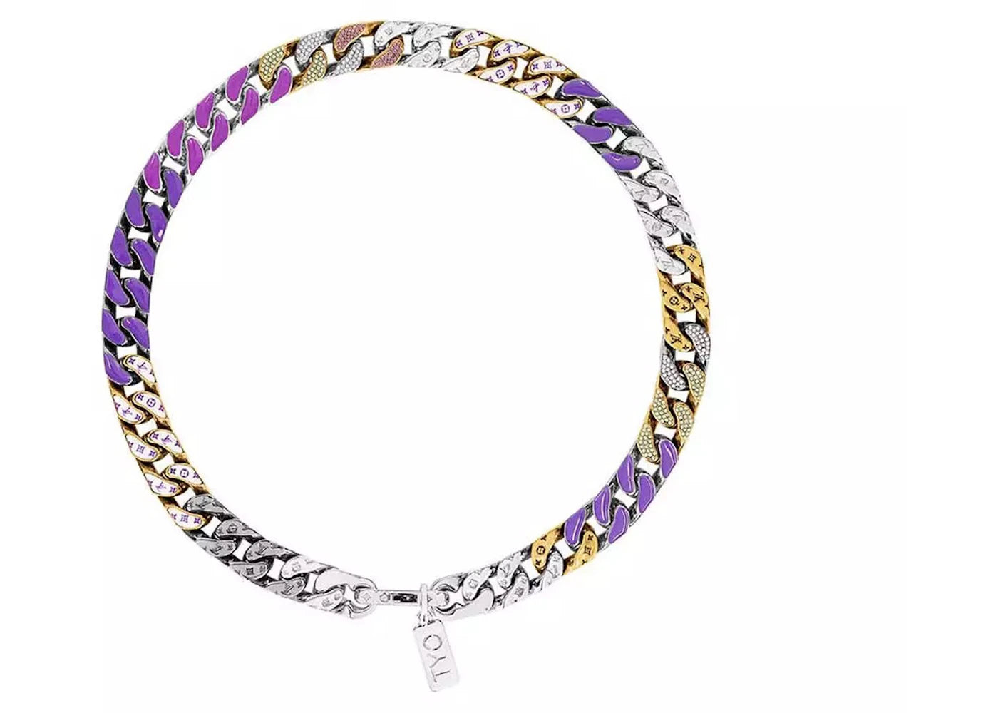 Louis Vuitton Around The World Exclusive LV Chain Links Necklace (Tokyo) Multicolor