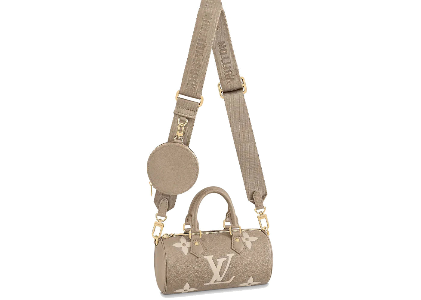 Louis Vuitton BB Papillon Bicolor Monogram Empriente Dove/Cream