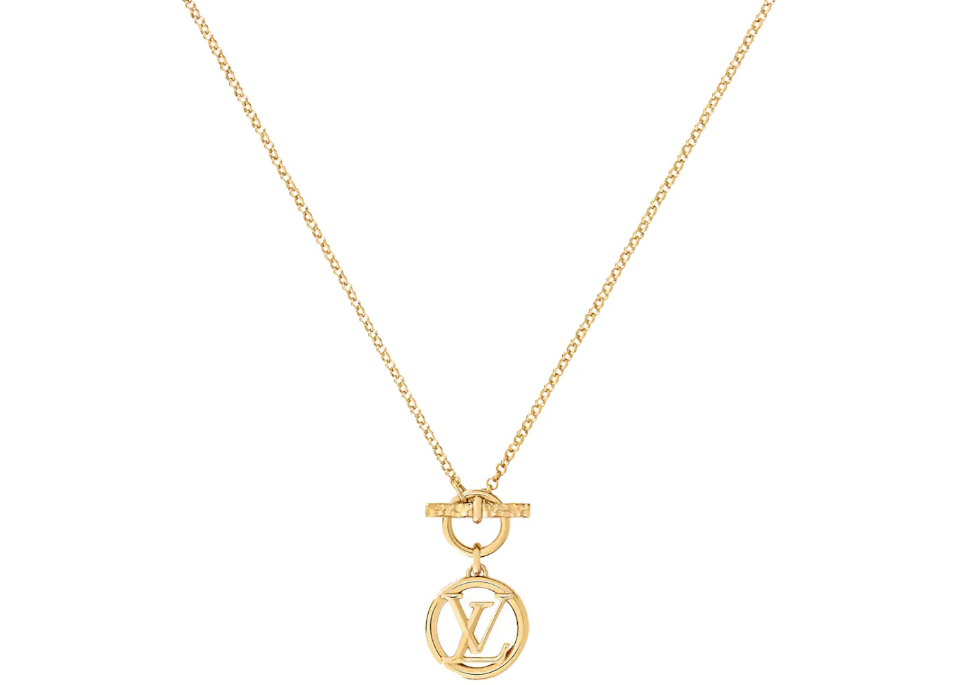 Louis Vuitton Baby Louise Necklace Gold