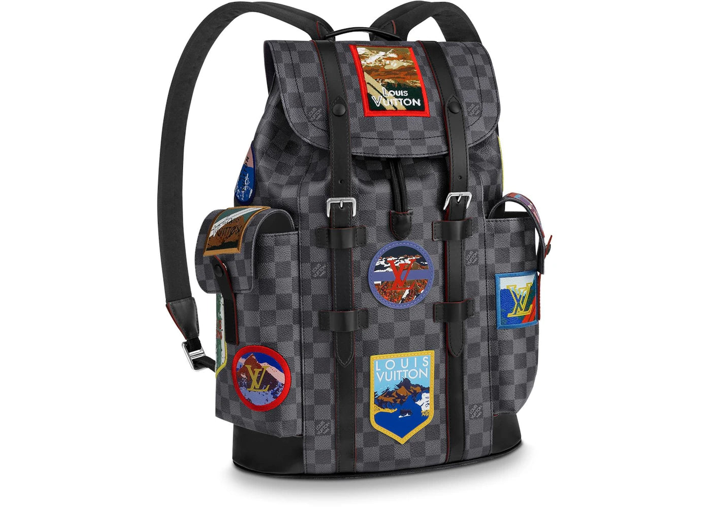 Louis Vuitton Christopher Backpack Damier Graphite Alps