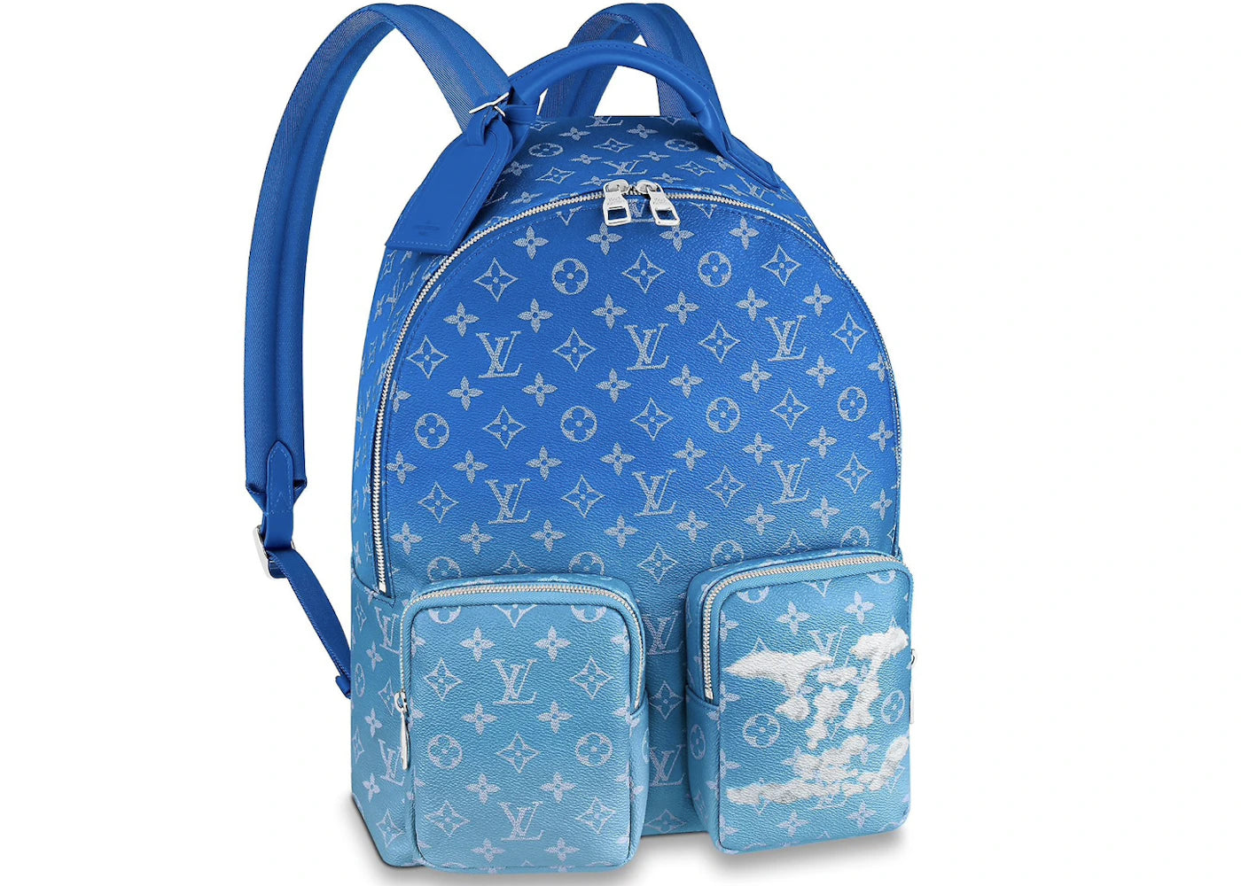 Louis Vuitton Backpack Multipocket Clouds Monogram Blue