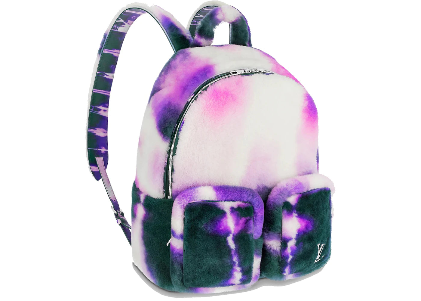 Louis Vuitton Backpack Multipocket Tie Dye Purple