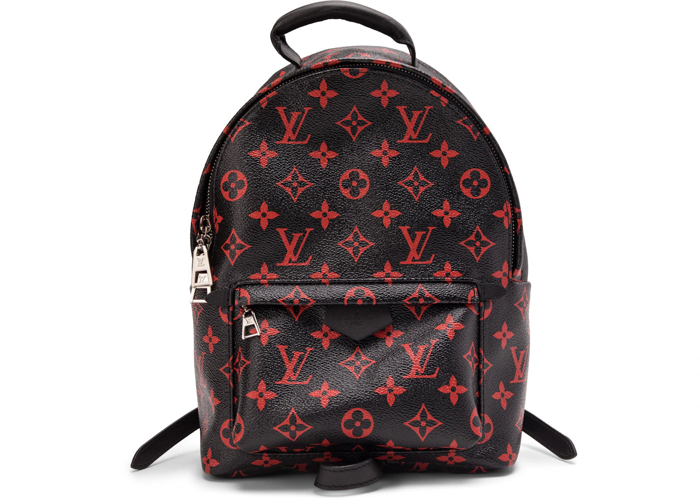 Louis Vuitton Backpack Palm Springs Monogram Infrarouge PM Black/Red