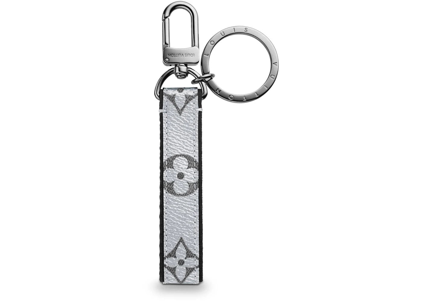 Louis Vuitton Bag Charm Dragonne Monogram Outdoor Grey