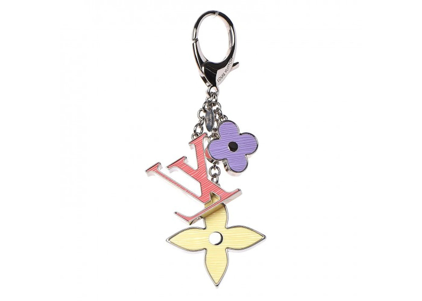 Louis Vuitton Bag Charm Fleur d Epi Pastels Purple/Pink/Yellow