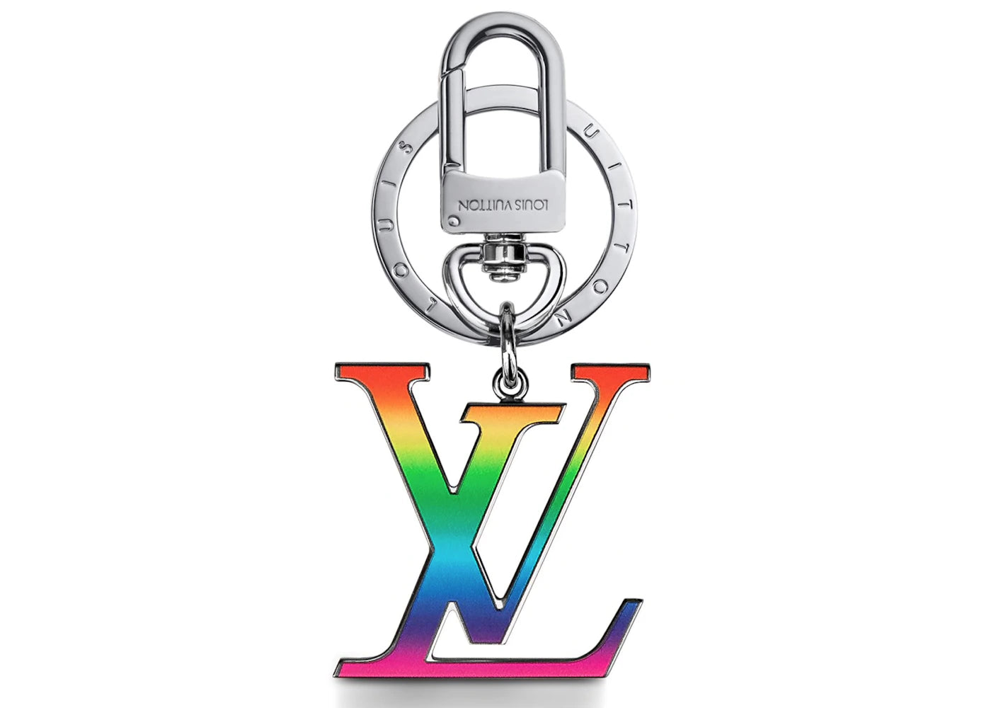 Louis Vuitton Bag Charm Key Holder LV Rainbow