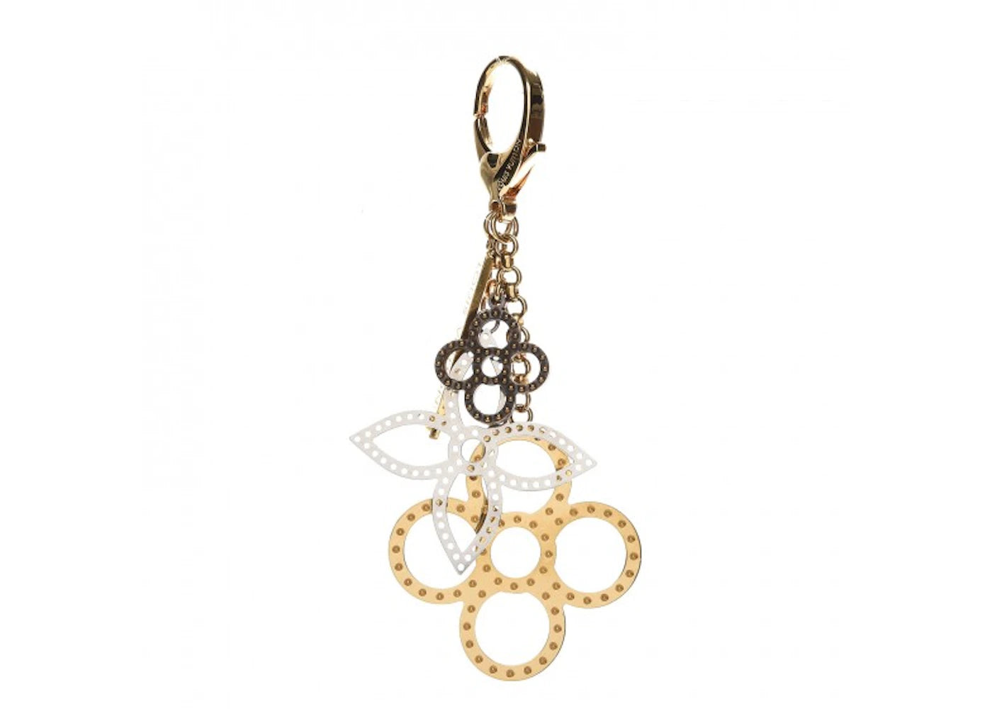 Louis Vuitton Bag Charm Tapage Silver/Gold