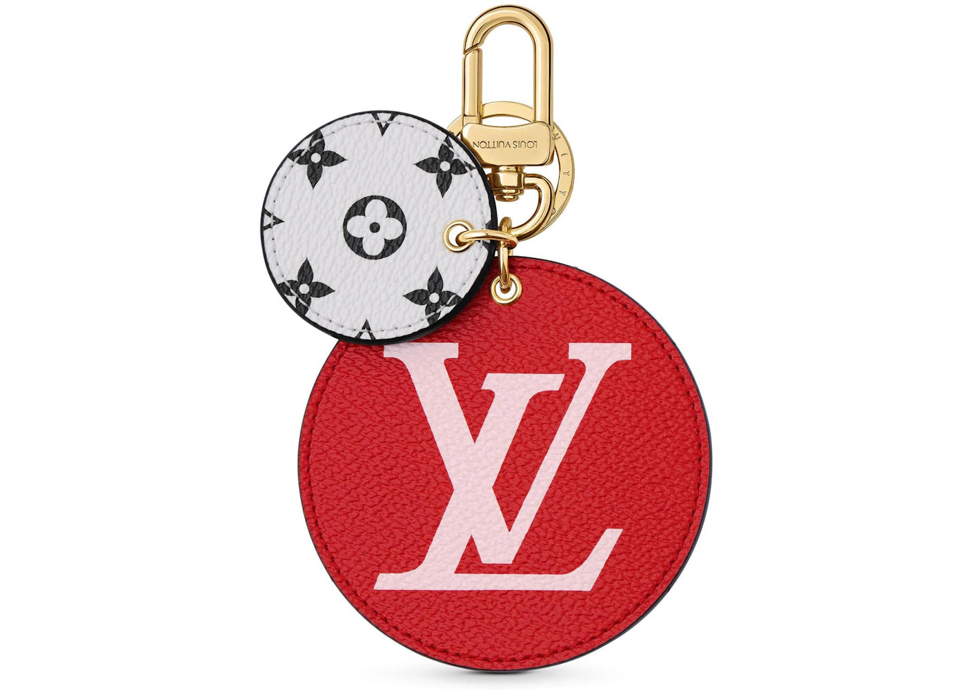 Louis Vuitton Bag Charm and Key Holder Monogram Giant Red/Pink