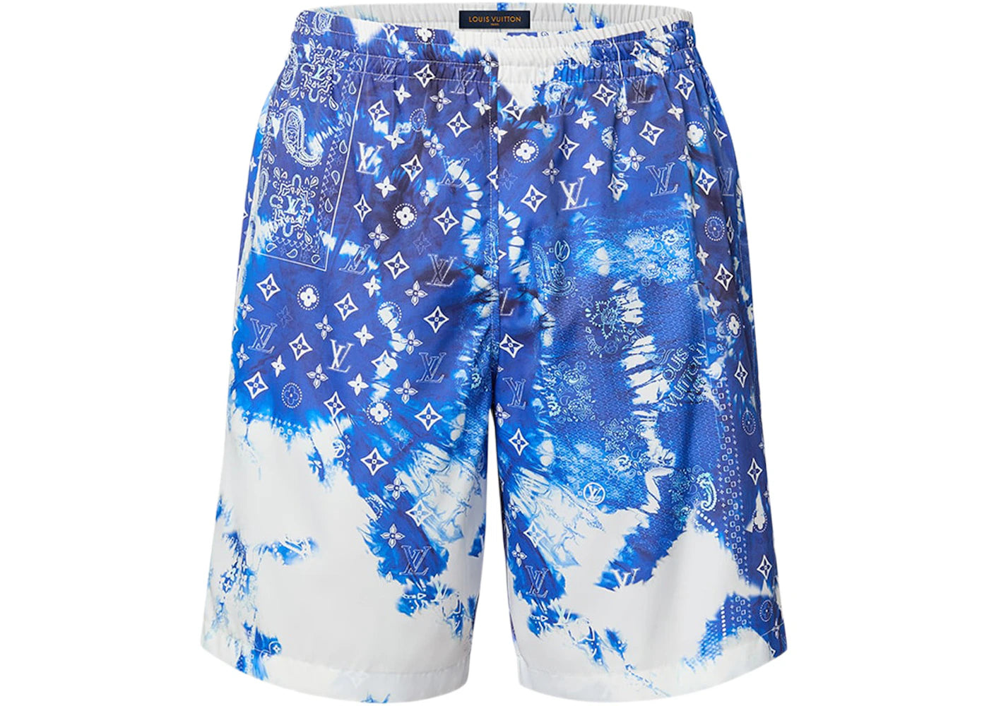 Louis Vuitton Bandana Board Swim Shorts Blue/White