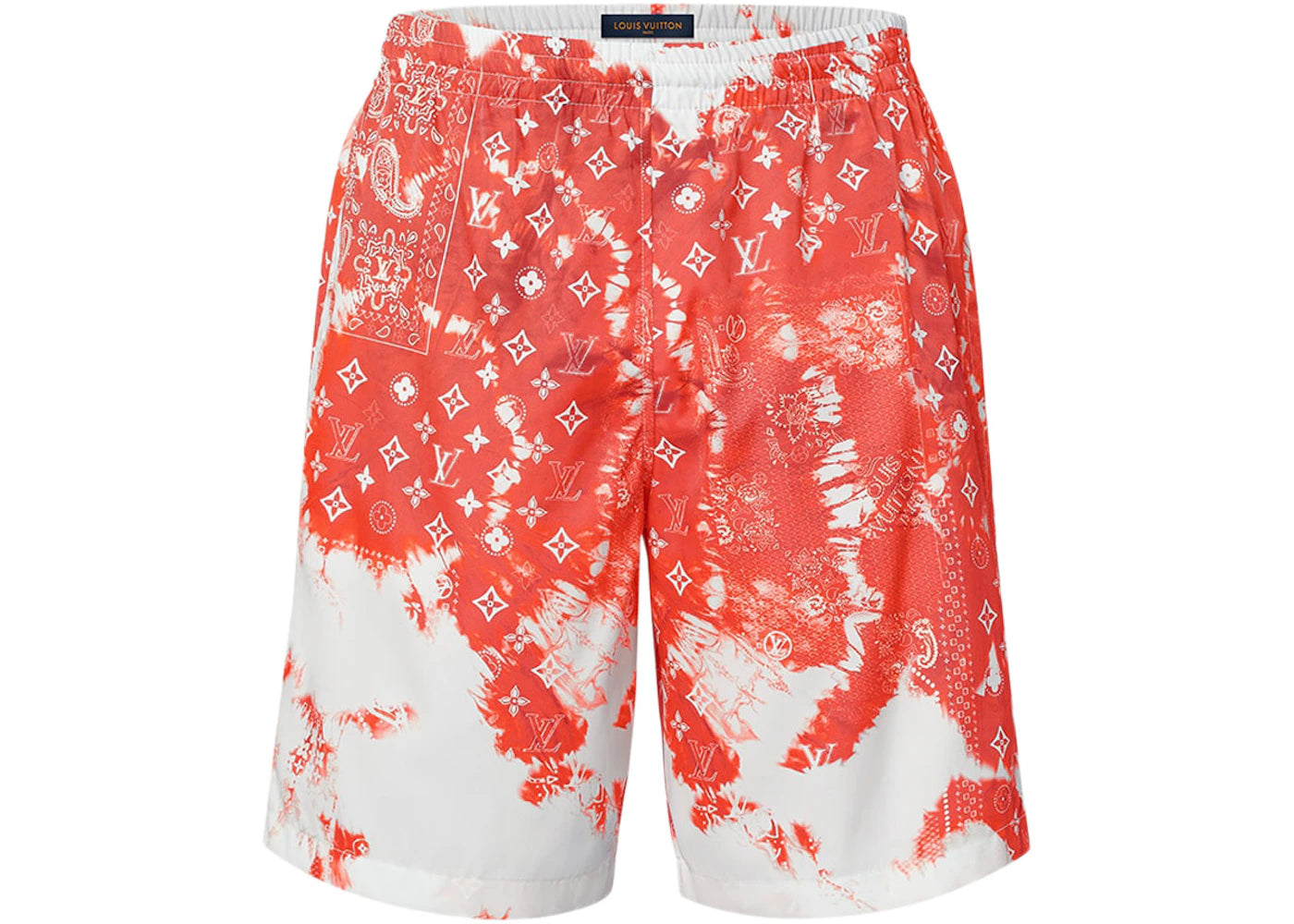 Louis Vuitton Bandana Board Swim Shorts Orange/White